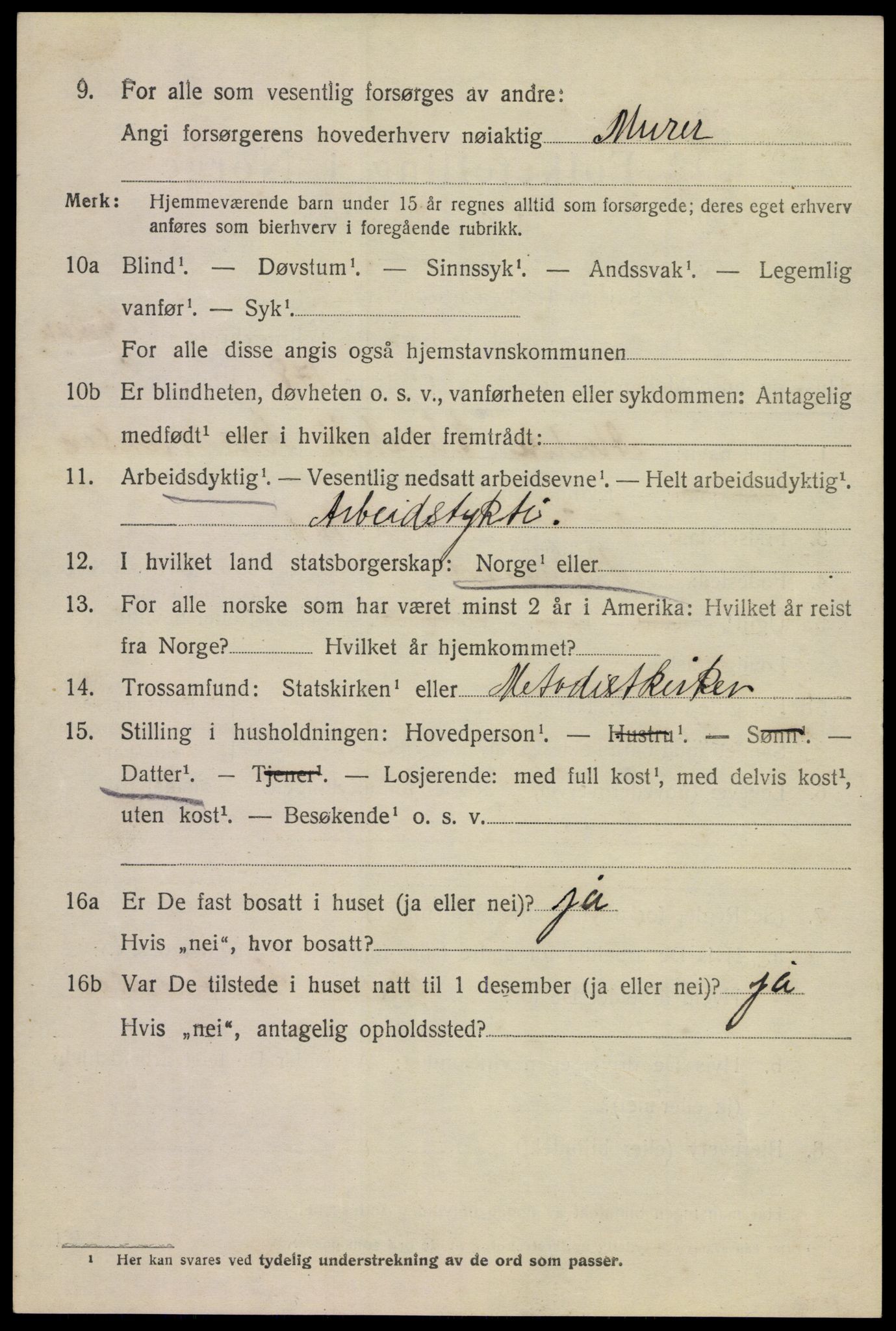 SAKO, Folketelling 1920 for 0826 Tinn herred, 1920, s. 23837