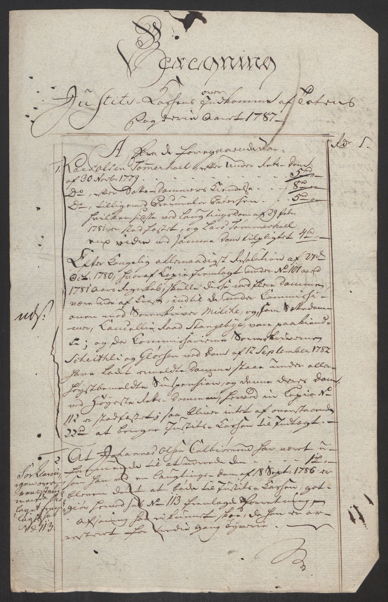 Rentekammeret inntil 1814, Reviderte regnskaper, Fogderegnskap, RA/EA-4092/R19/L1374: Fogderegnskap Toten, Hadeland og Vardal, 1787, s. 361