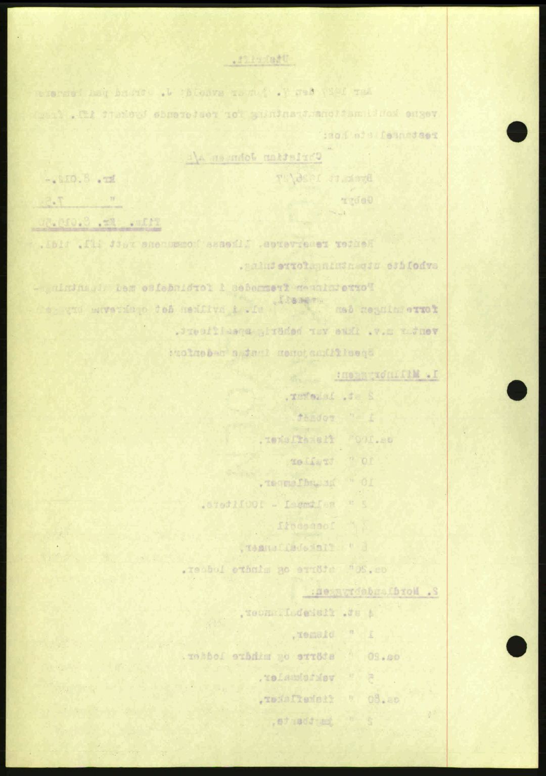 Kristiansund byfogd, AV/SAT-A-4587/A/27: Pantebok nr. 21, 1926-1928, Tingl.dato: 10.02.1927