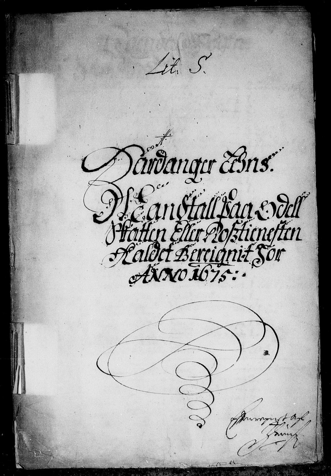 Rentekammeret inntil 1814, Reviderte regnskaper, Stiftamtstueregnskaper, Bergen stiftamt, RA/EA-6043/R/Rc/L0041: Bergen stiftamt, 1672-1677