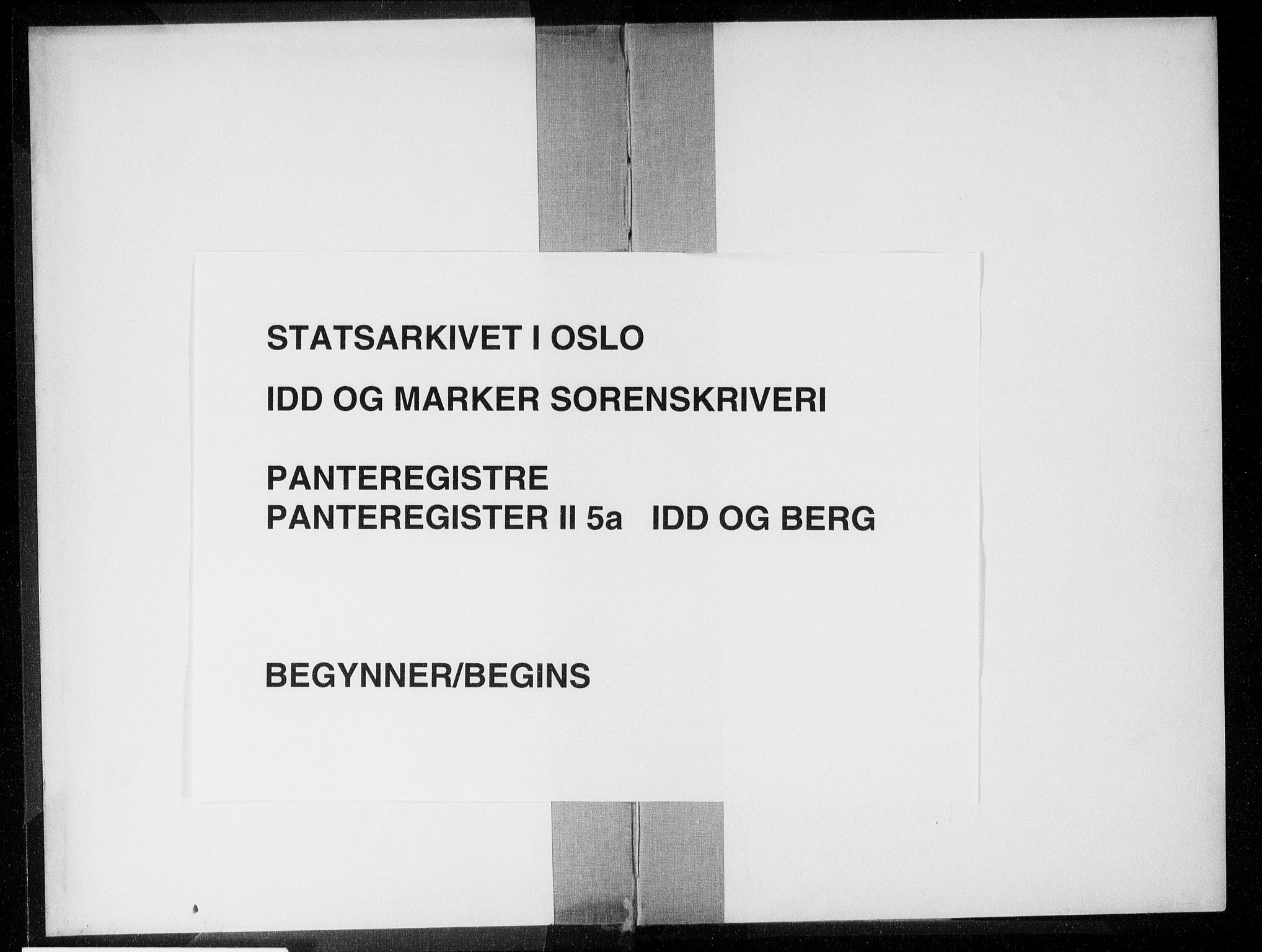 Idd og Marker sorenskriveri, SAO/A-10283/G/Ga/Gac/L0005a: Panteregister nr. II 5a, 1811-1953