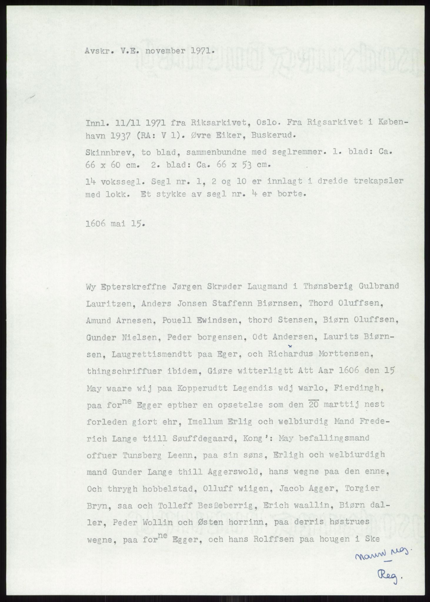 Samlinger til kildeutgivelse, Diplomavskriftsamlingen, RA/EA-4053/H/Ha, s. 854