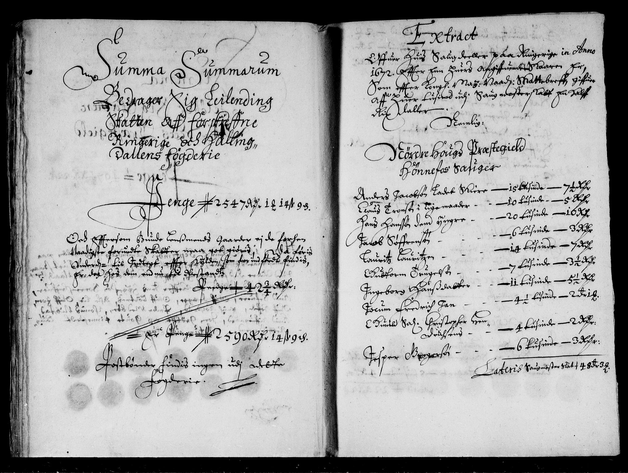 Rentekammeret inntil 1814, Reviderte regnskaper, Stiftamtstueregnskaper, Landkommissariatet på Akershus og Akershus stiftamt, AV/RA-EA-5869/R/Rb/L0086: Akershus stiftamt, 1672