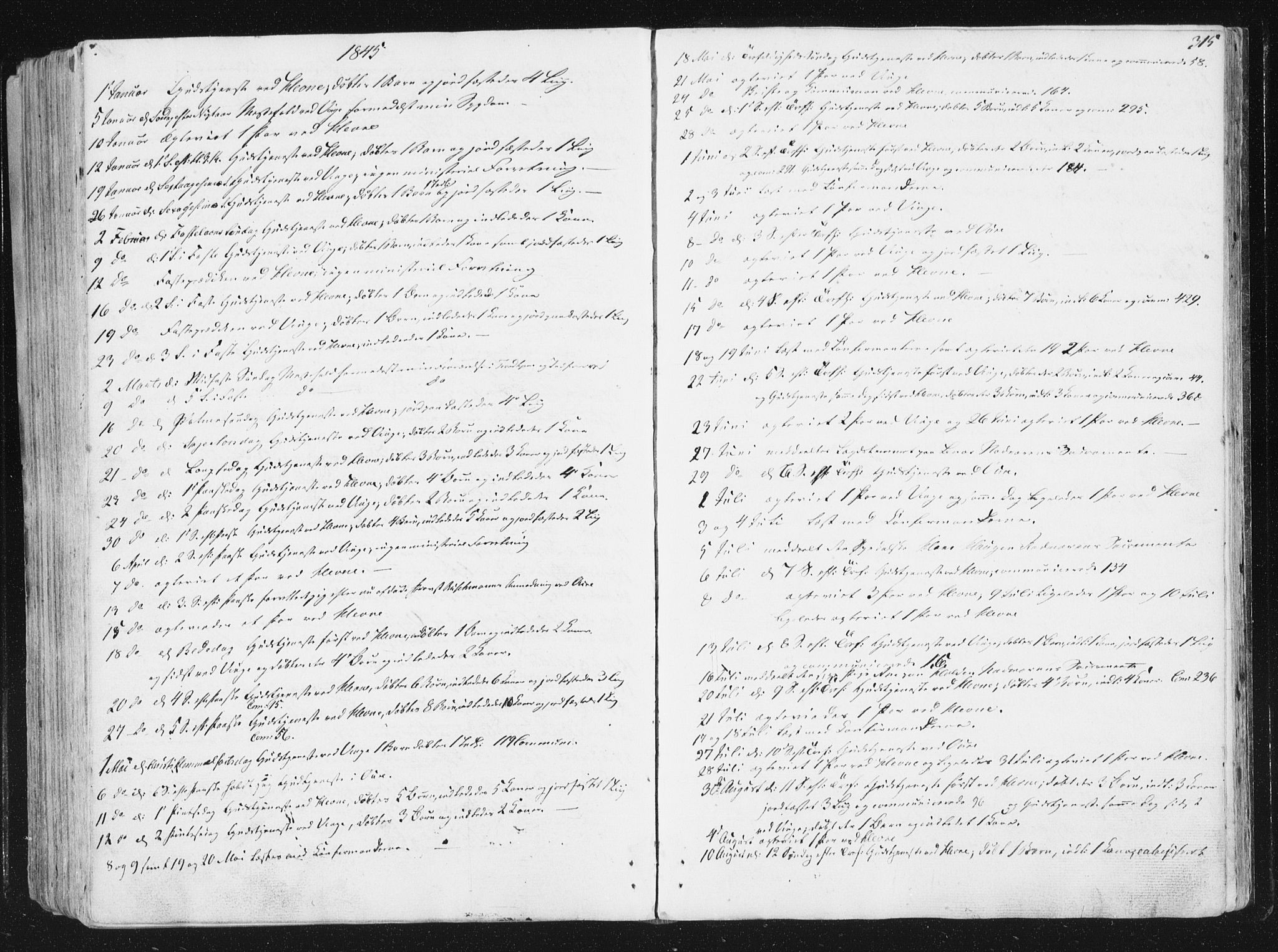 Ministerialprotokoller, klokkerbøker og fødselsregistre - Sør-Trøndelag, AV/SAT-A-1456/630/L0493: Ministerialbok nr. 630A06, 1841-1851, s. 315