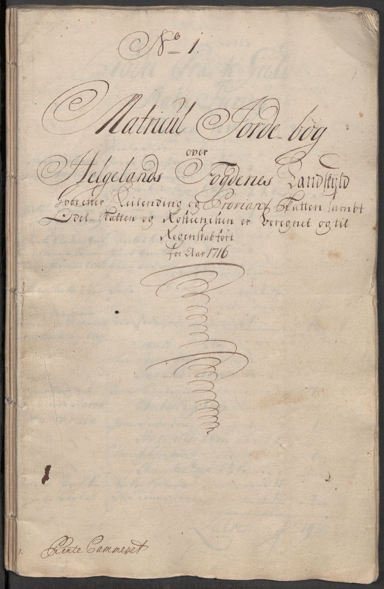 Rentekammeret inntil 1814, Reviderte regnskaper, Fogderegnskap, RA/EA-4092/R65/L4514: Fogderegnskap Helgeland, 1716, s. 39