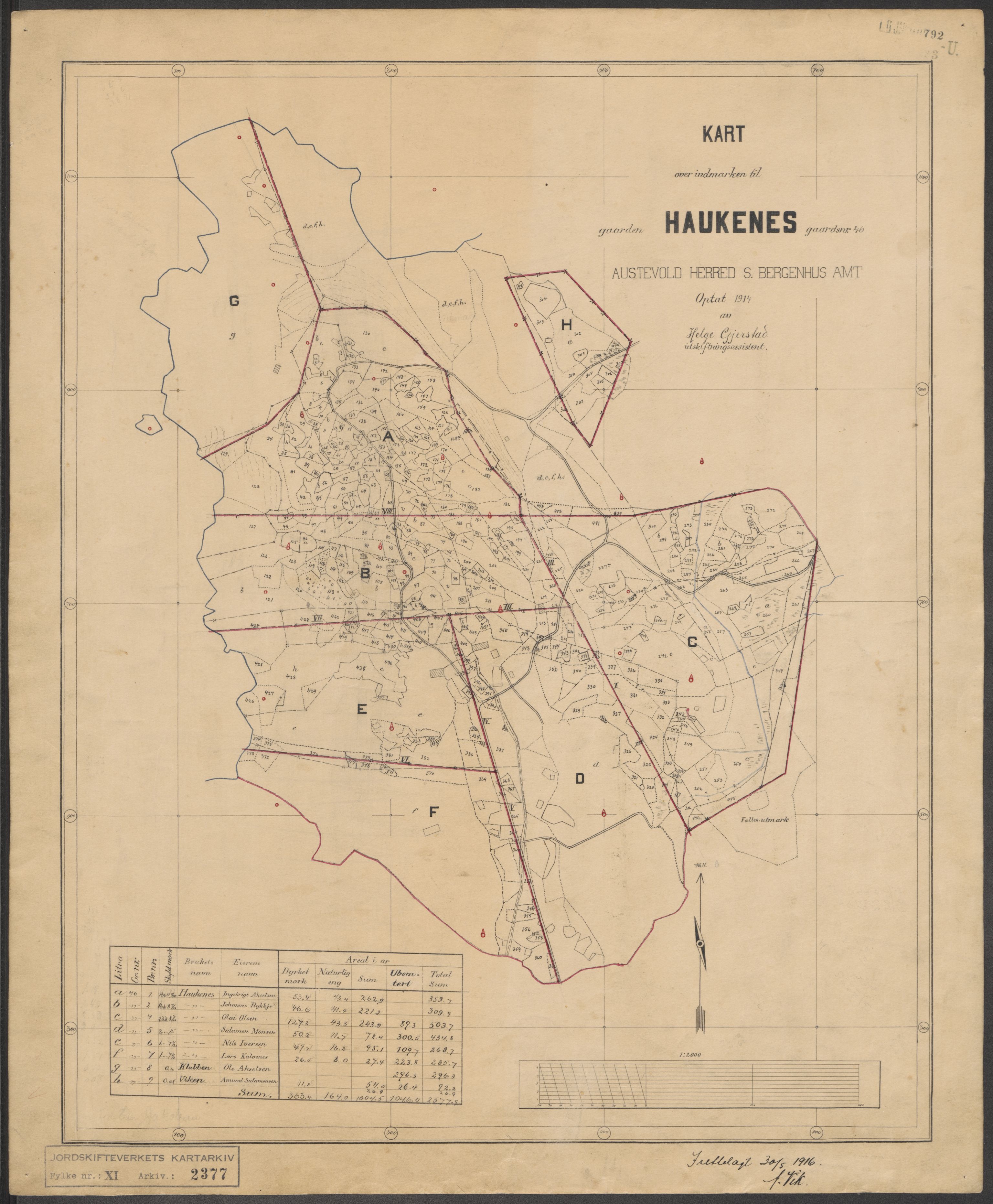 Jordskifteverkets kartarkiv, AV/RA-S-3929/T, 1859-1988, s. 2663