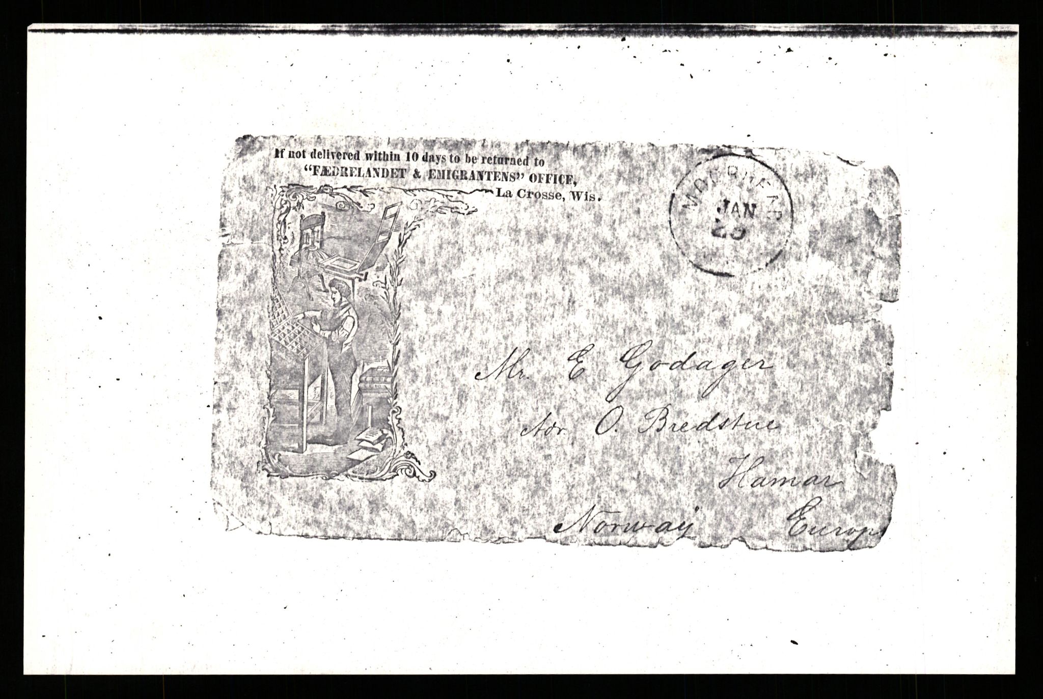 Samlinger til kildeutgivelse, Amerikabrevene, RA/EA-4057/F/L0009: Innlån fra Hedmark: Statsarkivet i Hamar - Wærenskjold, 1838-1914, s. 680