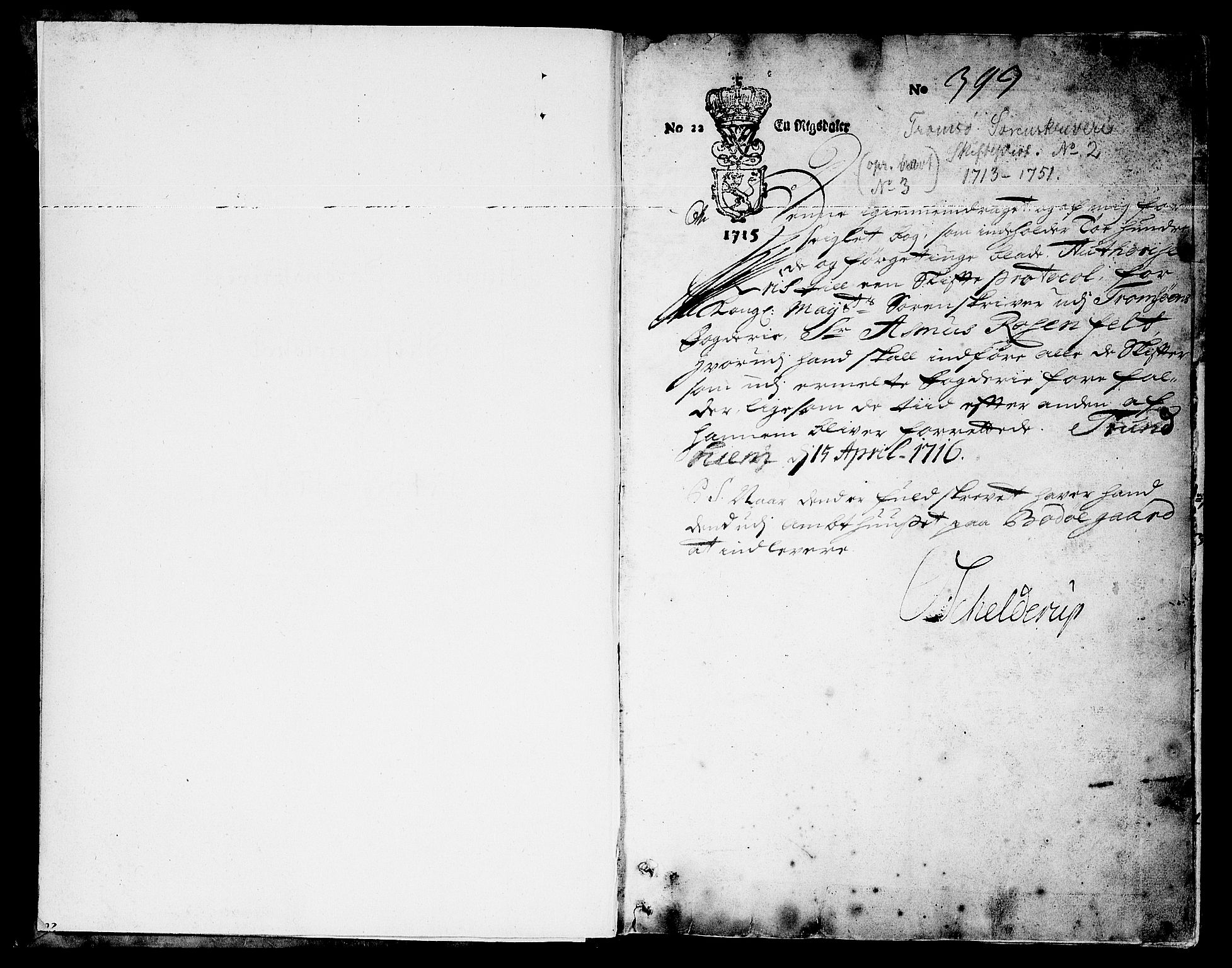 Sorenskriveren i Tromsø (-1755), SATØ/S-0262, 1713-1751