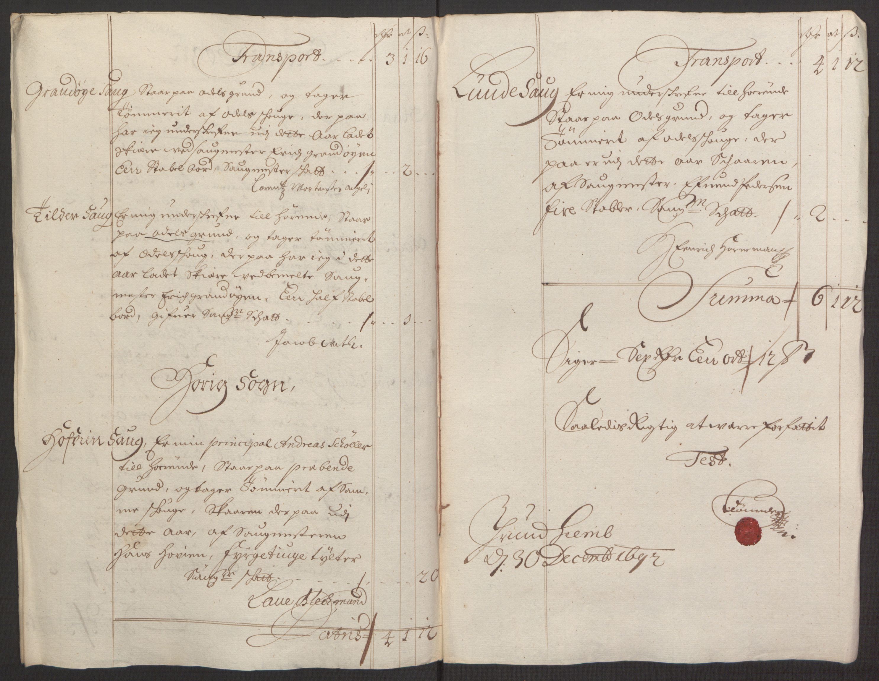 Rentekammeret inntil 1814, Reviderte regnskaper, Fogderegnskap, RA/EA-4092/R59/L3942: Fogderegnskap Gauldal, 1692, s. 77