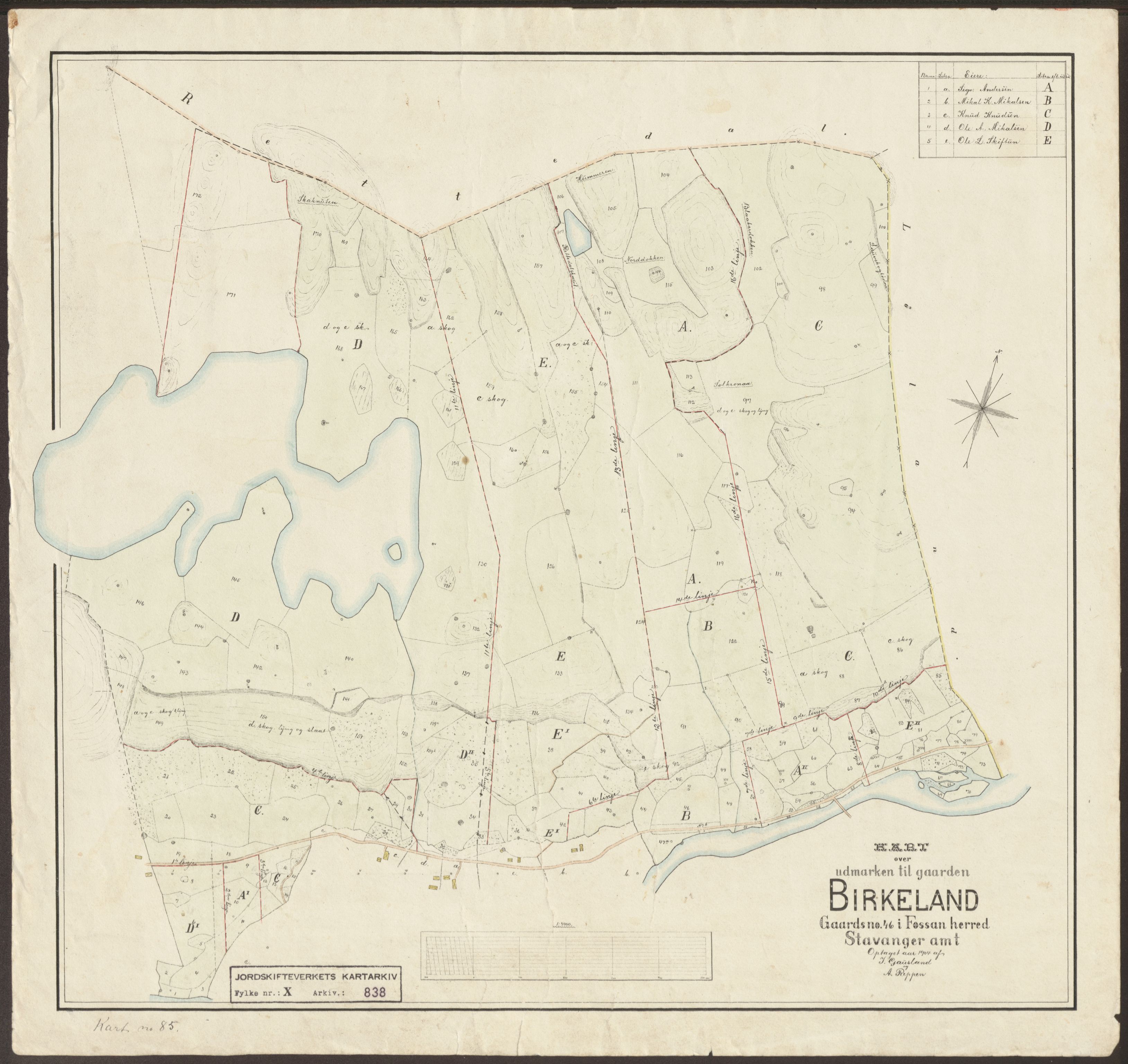 Jordskifteverkets kartarkiv, AV/RA-S-3929/T, 1859-1988, s. 931