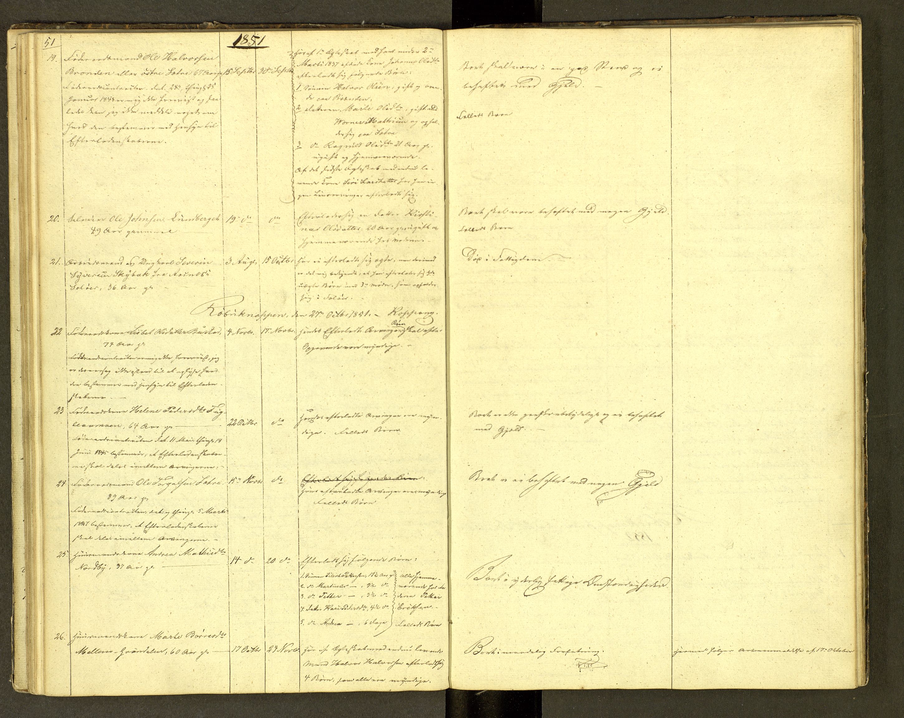 Sør-Østerdal sorenskriveri, SAH/TING-018/J/Jg/L0001: Dødsfallsjournal, 1844-1853