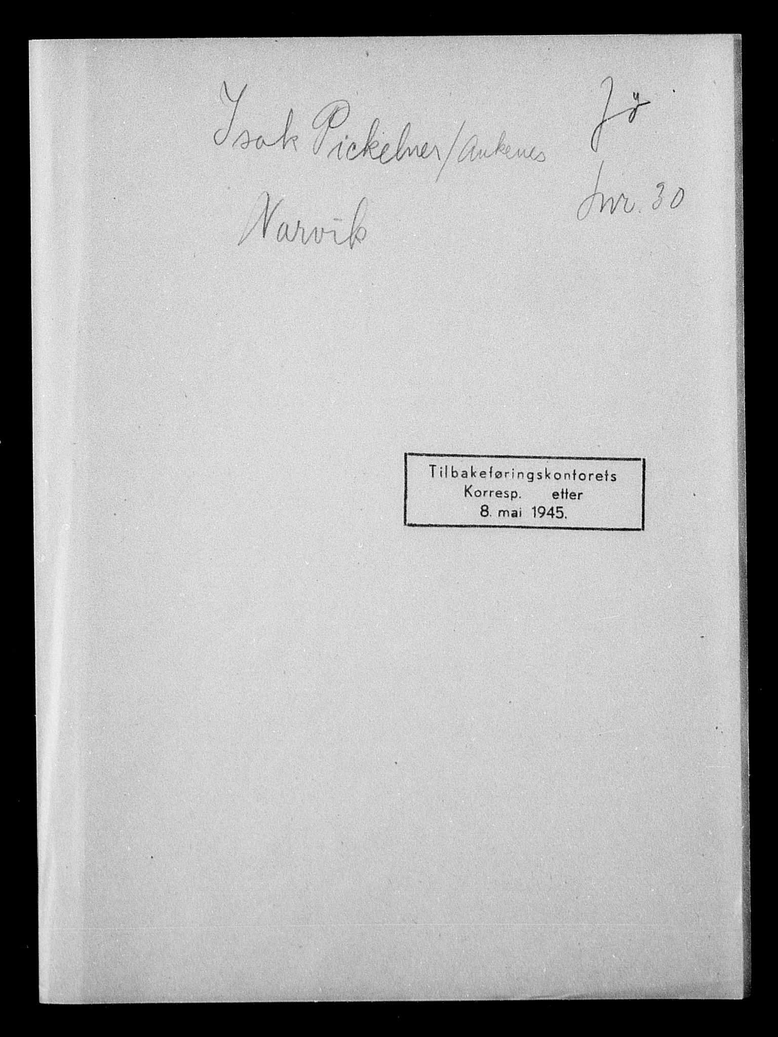 Justisdepartementet, Tilbakeføringskontoret for inndratte formuer, AV/RA-S-1564/H/Hc/Hcb/L0915: --, 1945-1947, s. 164