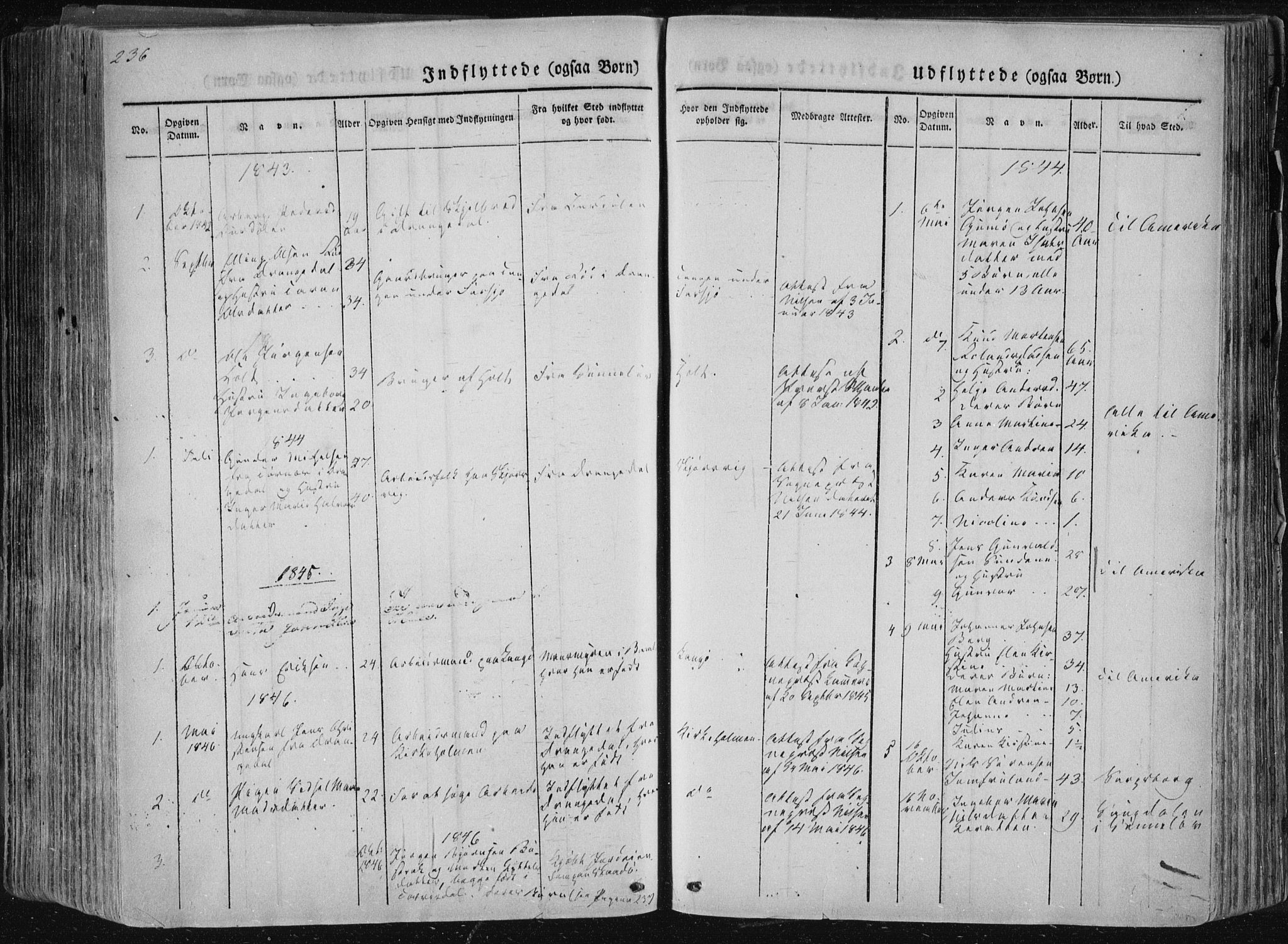 Sannidal kirkebøker, AV/SAKO-A-296/F/Fa/L0007: Ministerialbok nr. 7, 1831-1854, s. 236