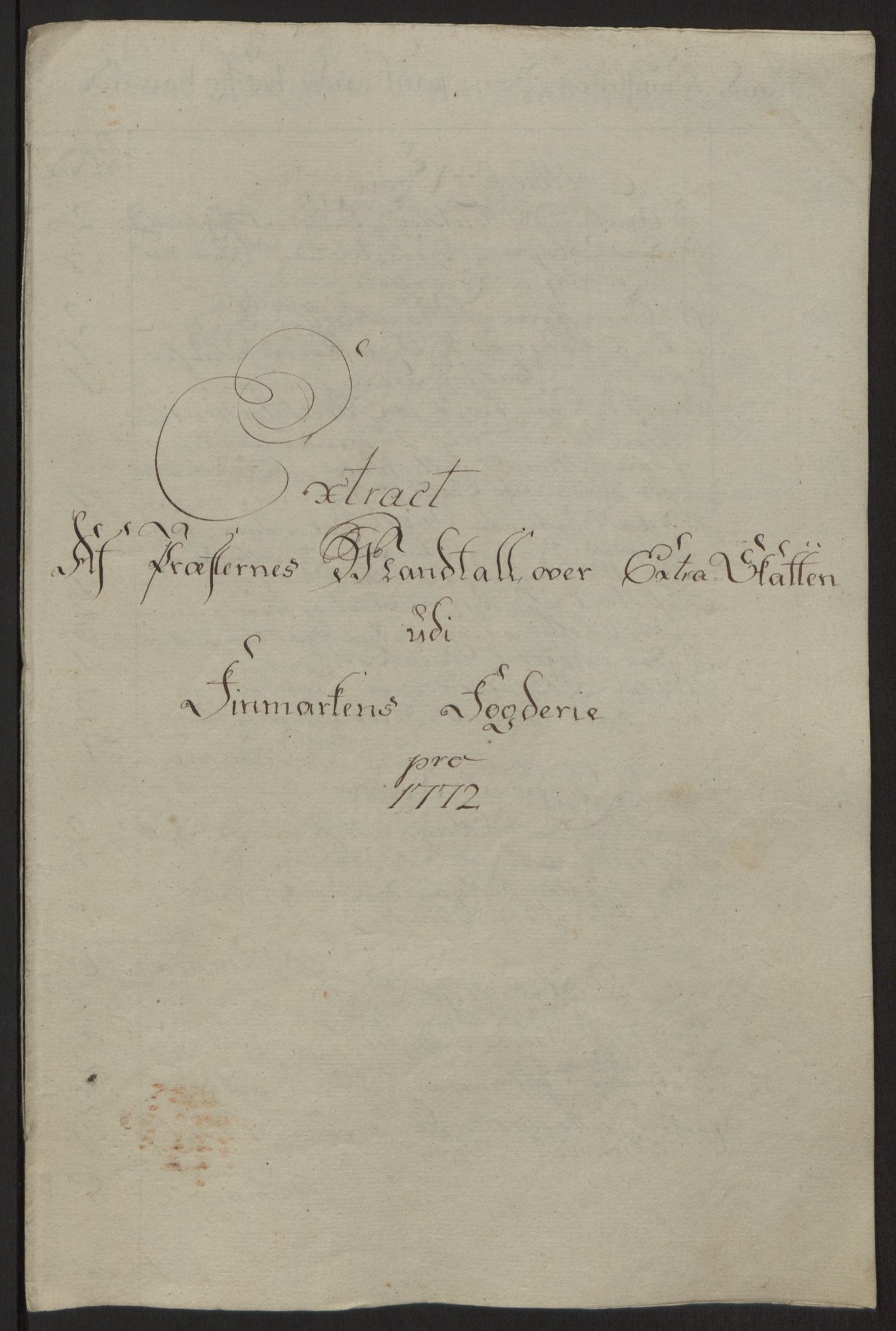 Rentekammeret inntil 1814, Reviderte regnskaper, Fogderegnskap, RA/EA-4092/R69/L4910: Ekstraskatten  Finnmark/Vardøhus, 1762-1772, s. 449