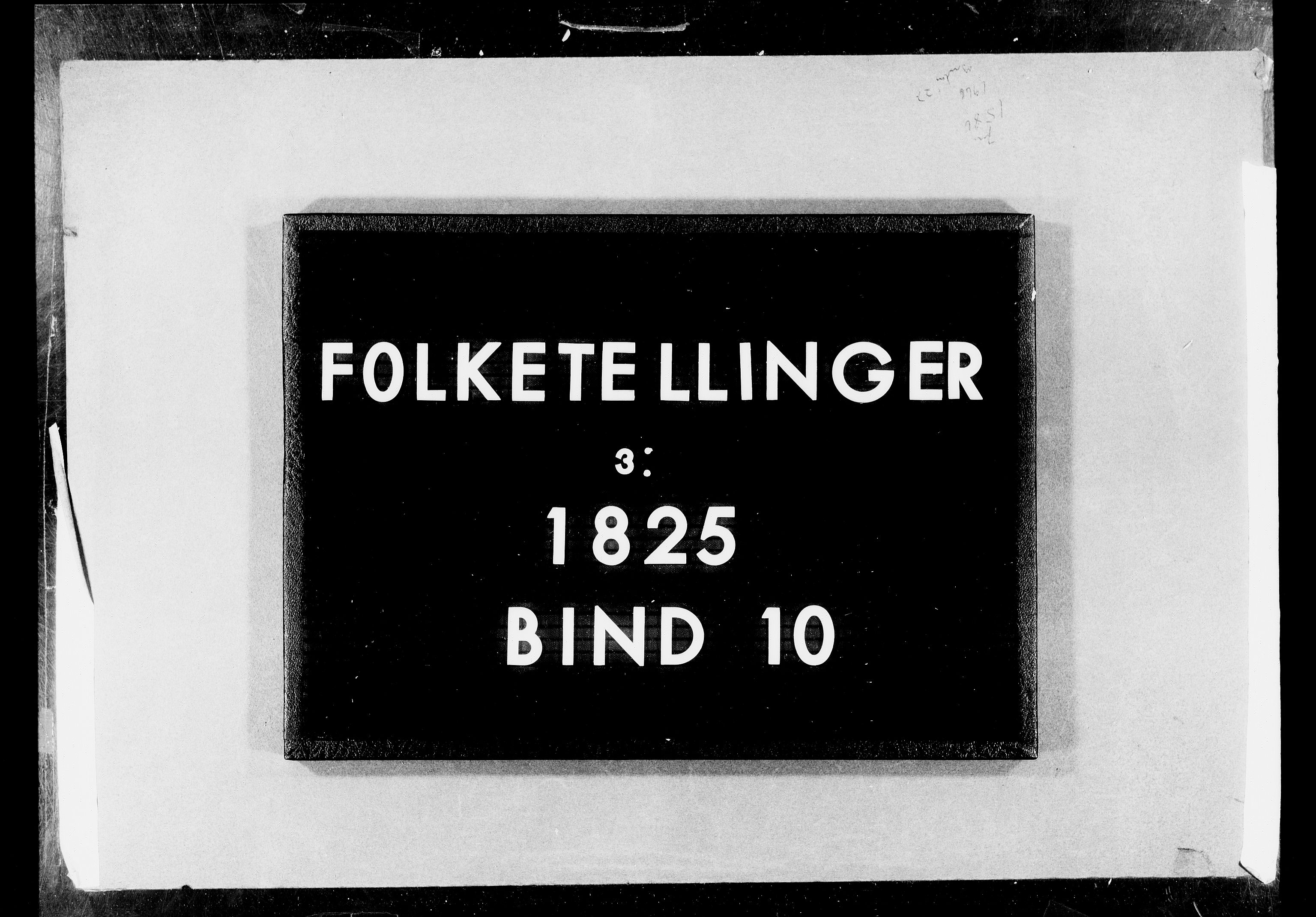 RA, Folketellingen 1825, bind 10: Nedenes og Råbyggelaget amt, 1825