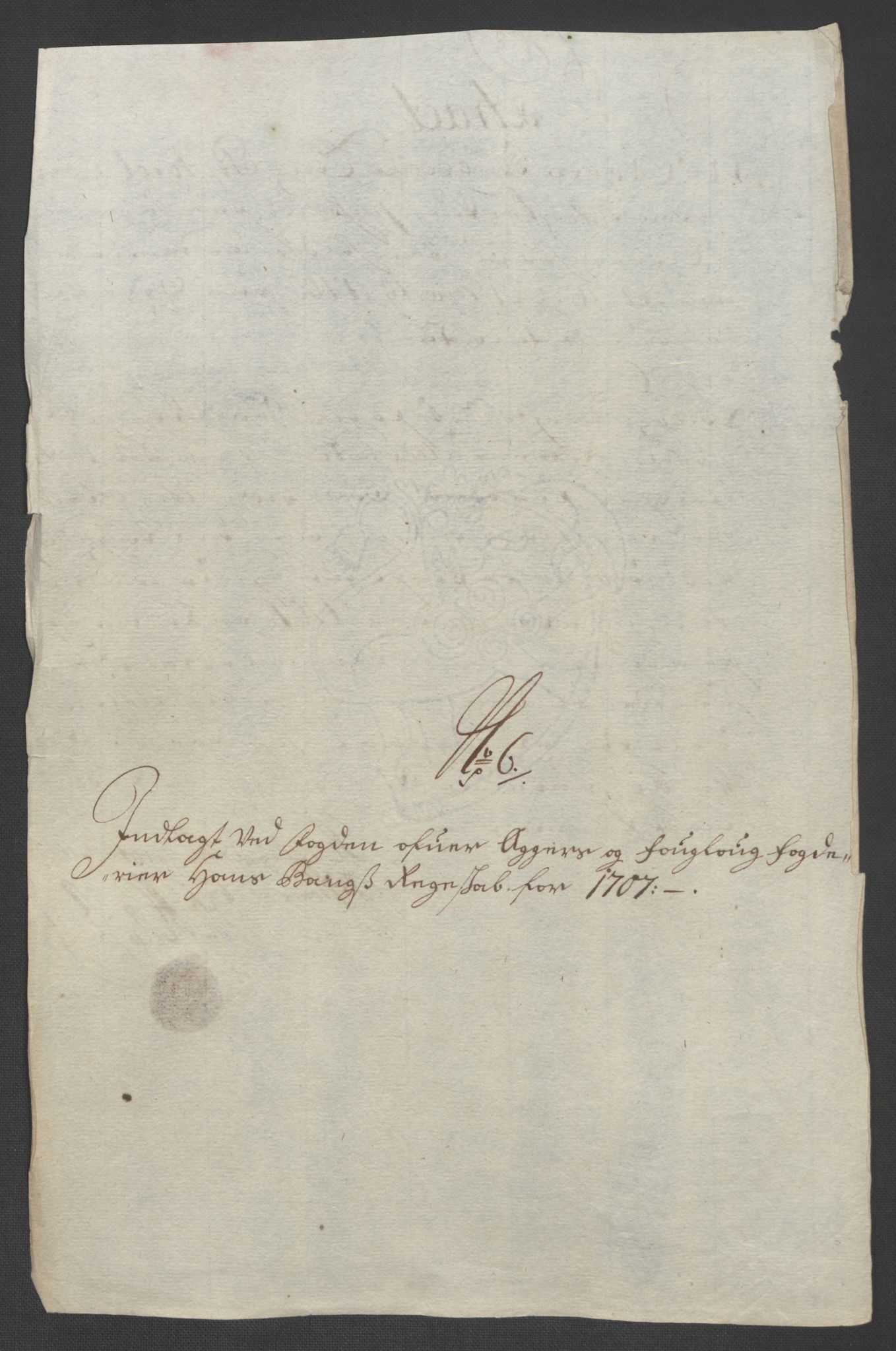 Rentekammeret inntil 1814, Reviderte regnskaper, Fogderegnskap, AV/RA-EA-4092/R10/L0447: Fogderegnskap Aker og Follo, 1707-1709, s. 93