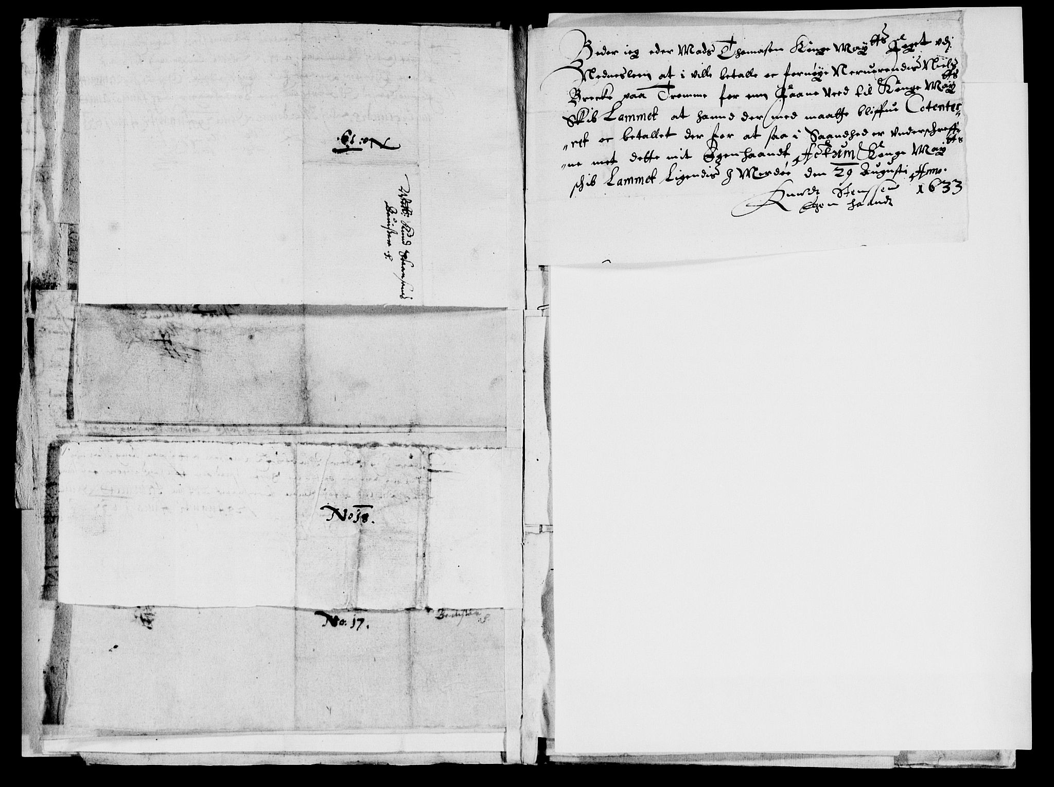 Rentekammeret inntil 1814, Reviderte regnskaper, Lensregnskaper, AV/RA-EA-5023/R/Rb/Rbq/L0022: Nedenes len. Mandals len. Råbyggelag., 1632-1634
