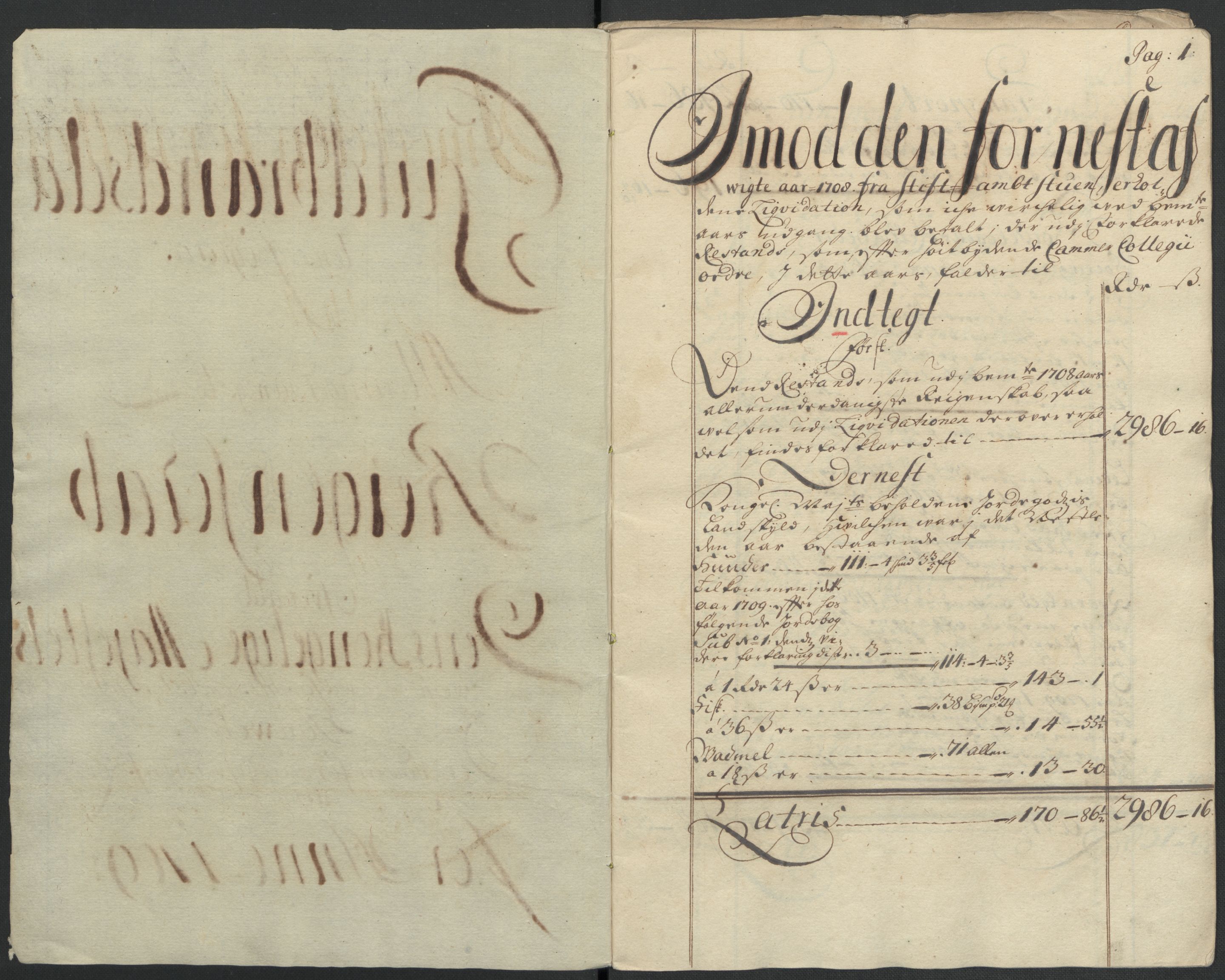 Rentekammeret inntil 1814, Reviderte regnskaper, Fogderegnskap, RA/EA-4092/R17/L1179: Fogderegnskap Gudbrandsdal, 1708-1710, s. 155