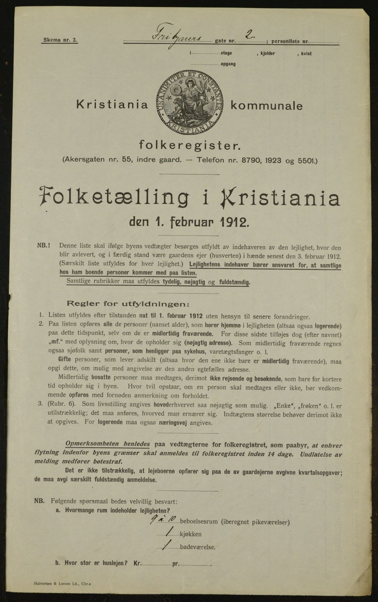 OBA, Kommunal folketelling 1.2.1912 for Kristiania, 1912, s. 26924