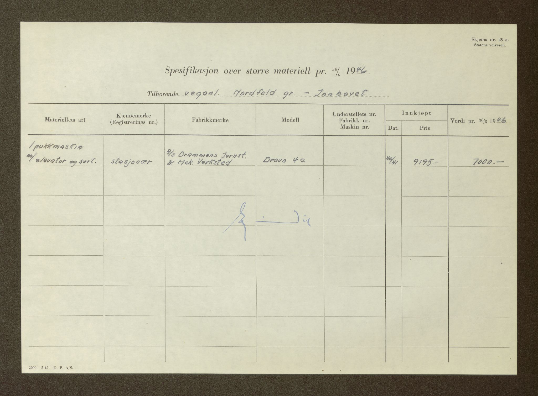 Nordland vegkontor, AV/SAT-A-4181/F/Fa/L0030: Hamarøy/Tysfjord, 1885-1948, s. 1597