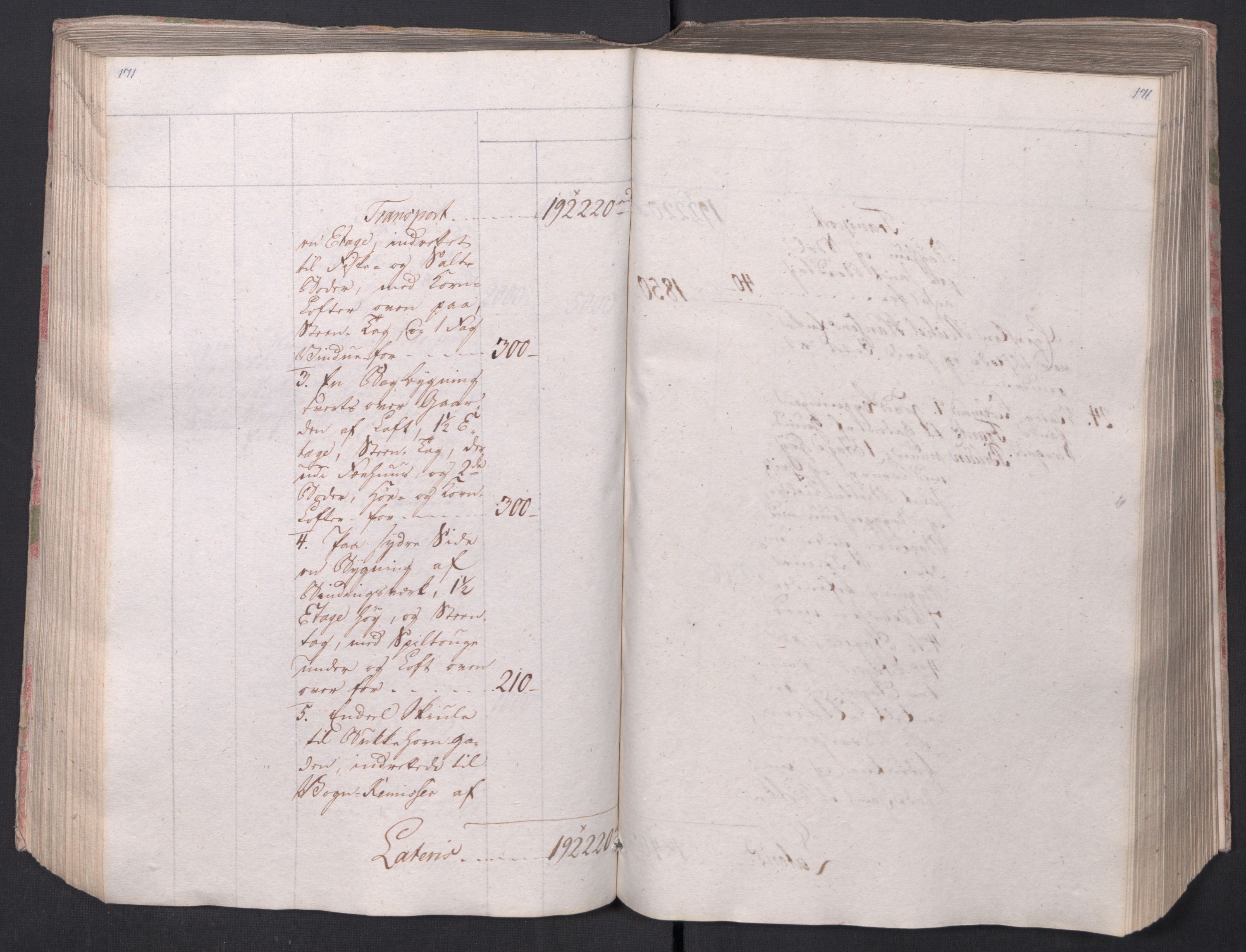 Kristiania stiftamt, AV/SAO-A-10386/I/Ia/L0015: Branntakster, 1797, s. 171
