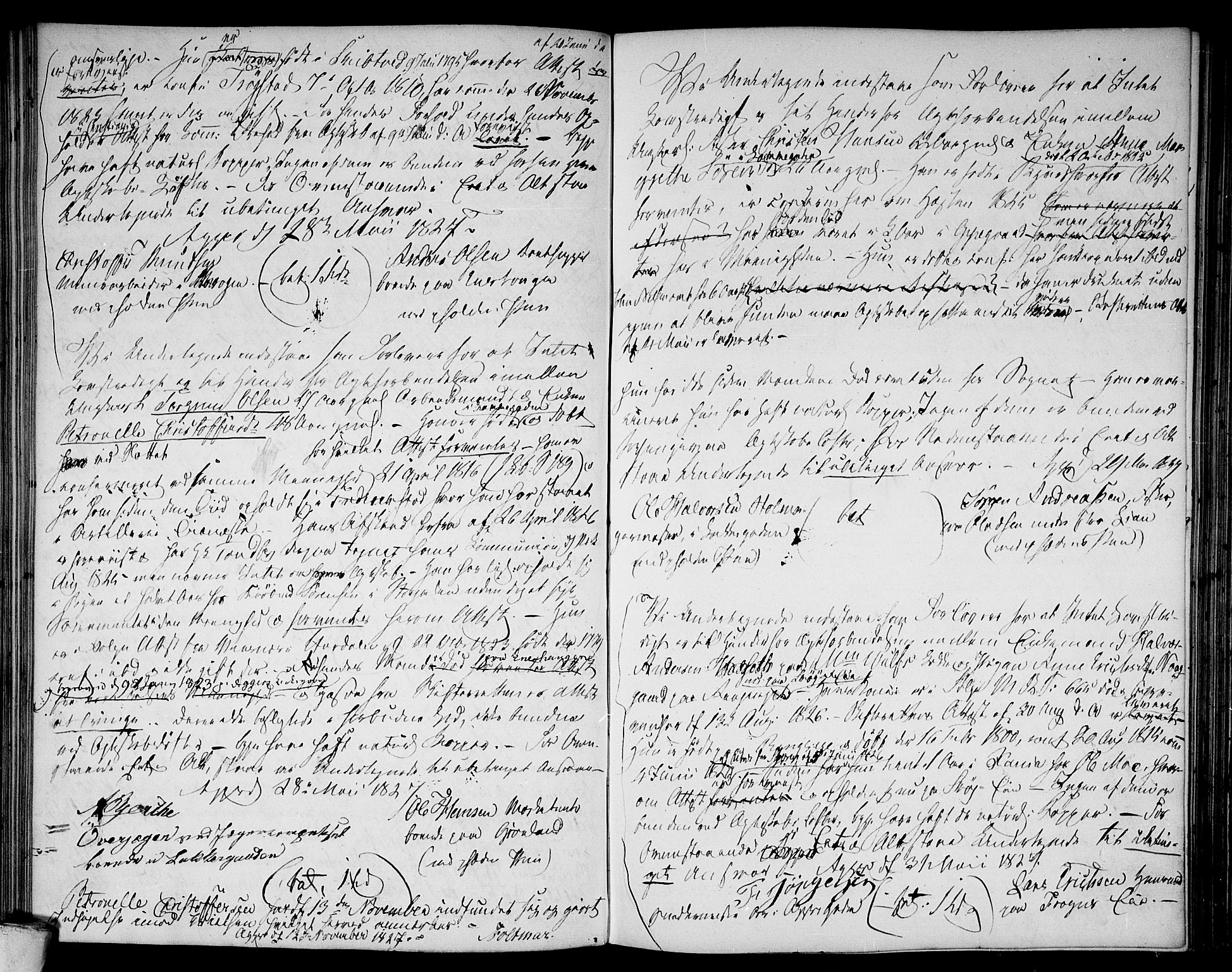 Aker prestekontor kirkebøker, AV/SAO-A-10861/L/L0004: Forlovererklæringer nr. 4, 1778-1831