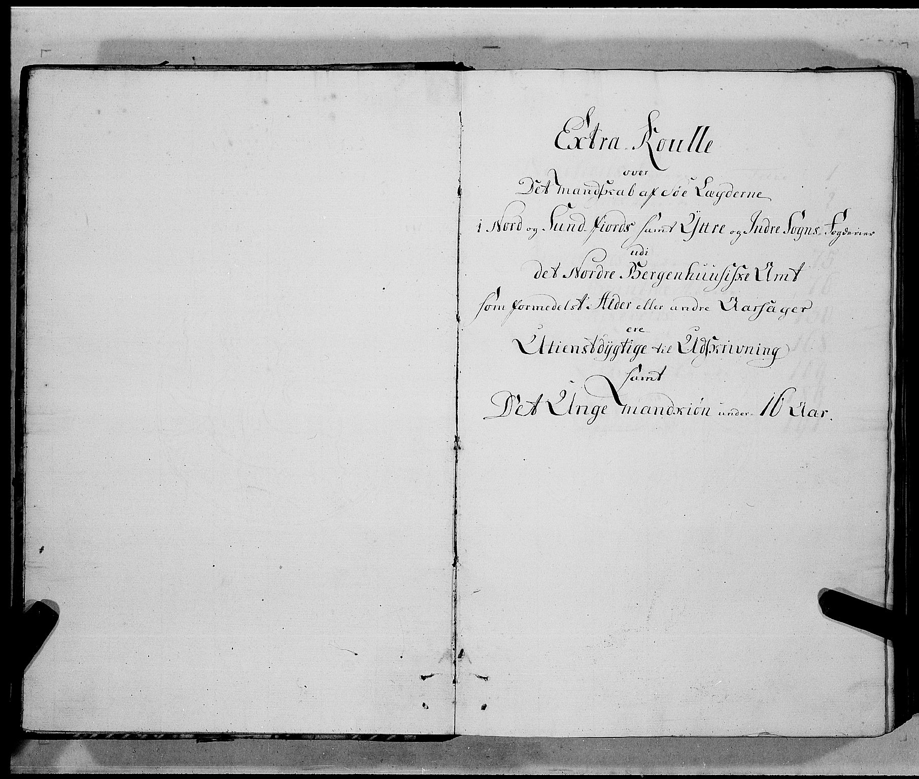 Innrulleringssjefen i Bergen, AV/SAB-A-100050/G/Ga/Gad/L0005: Ekstraruller, 1785