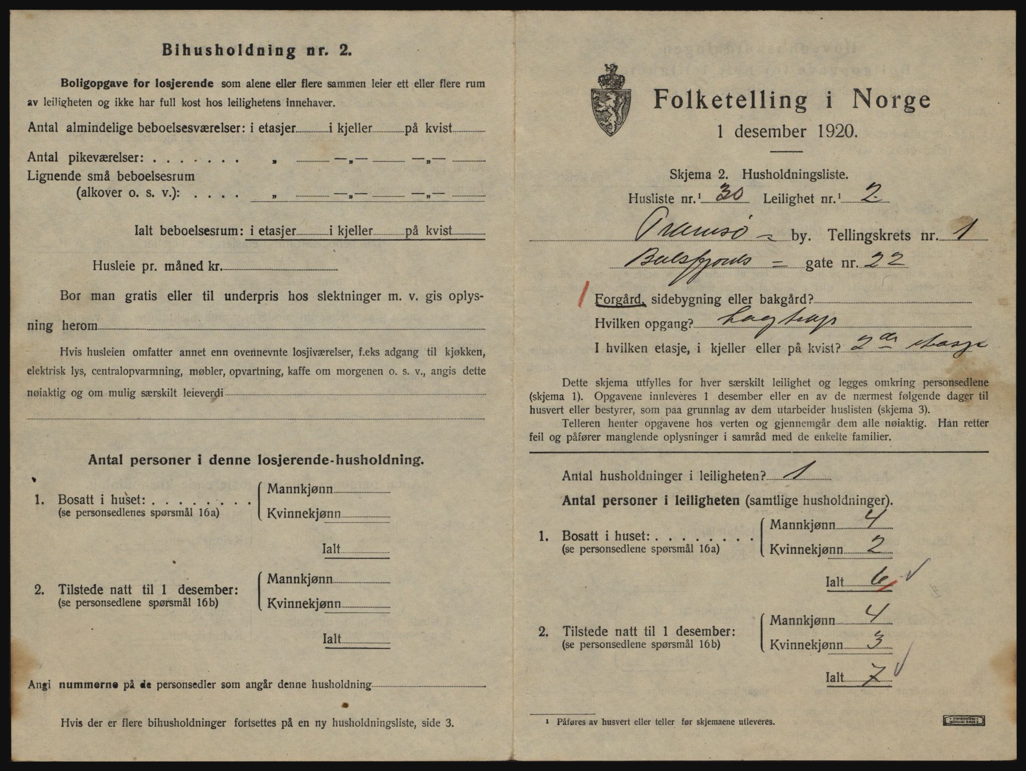 SATØ, Folketelling 1920 for 1902 Tromsø kjøpstad, 1920, s. 2509