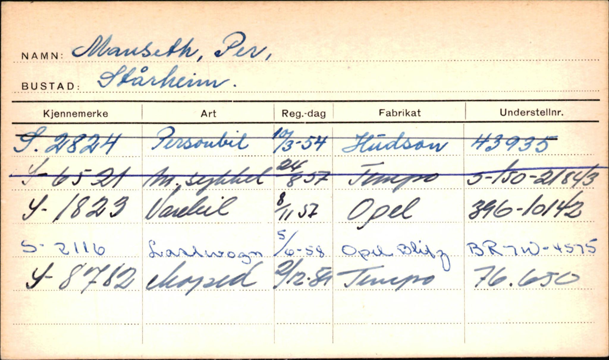 Statens vegvesen, Sogn og Fjordane vegkontor, SAB/A-5301/4/F/L0001D: Eigarregister Fjordane til 1.6.1961, 1930-1961, s. 547