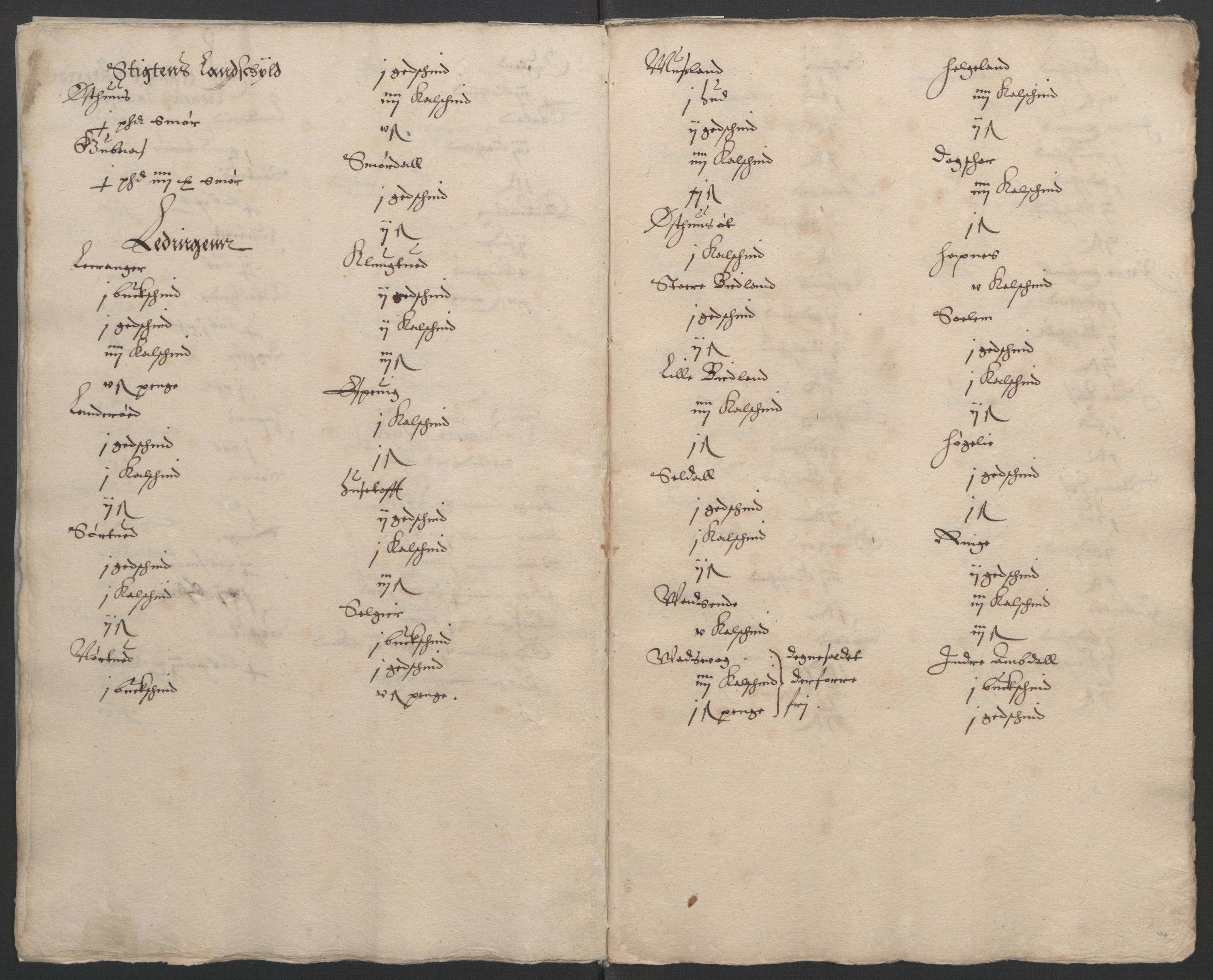 Stattholderembetet 1572-1771, AV/RA-EA-2870/Ek/L0002/0003: Jordebøker til utlikning av garnisonsskatt 1624-1626: / Jordebøker for Stavanger len, 1624-1626, s. 18