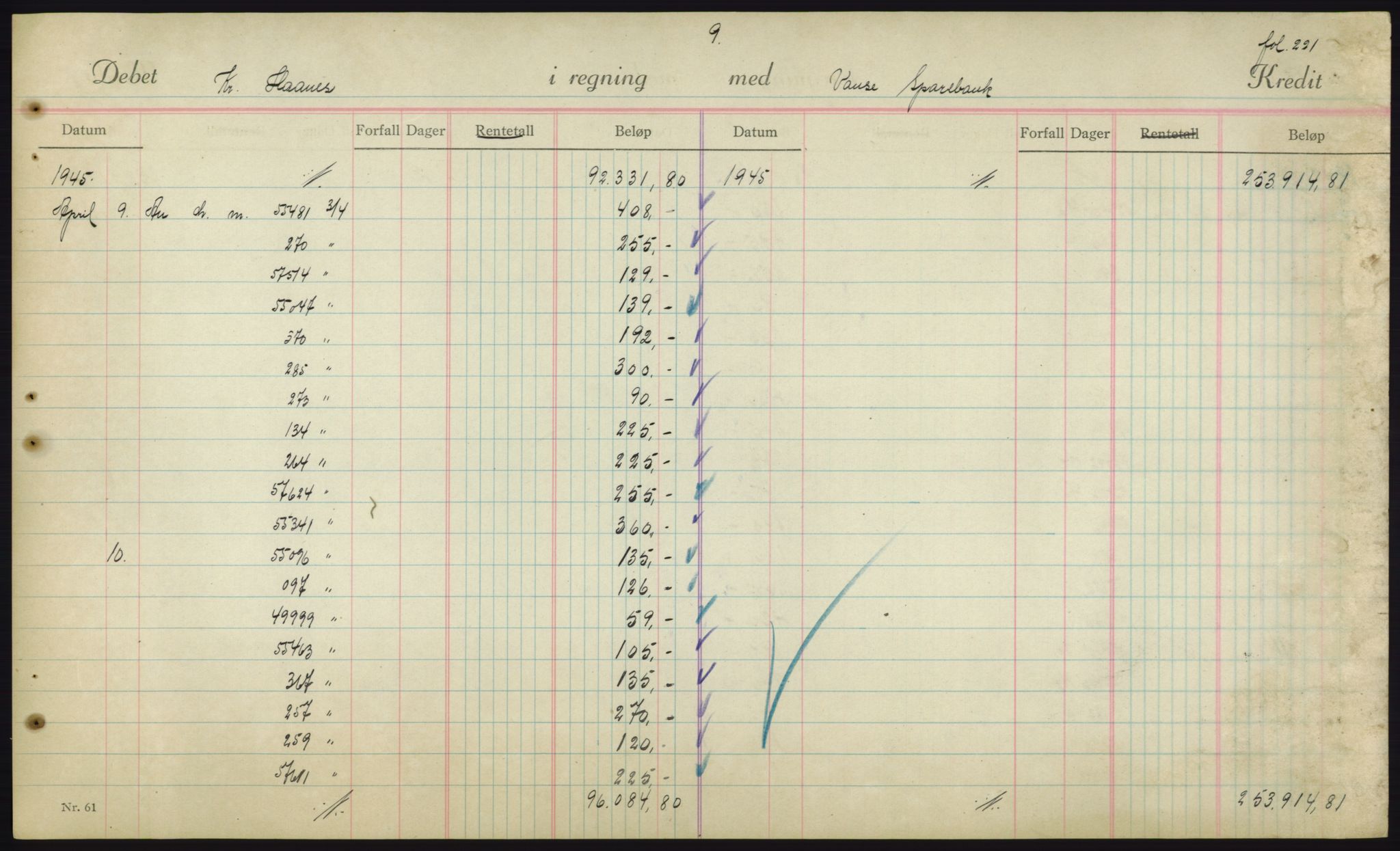 Forsvarsdepartementet, 10. kontor / Oppgjørskontoret, AV/RA-RAFA-1225/D/Db/L0180: Lista oppgjørskontor, 1942-1952, s. 1971