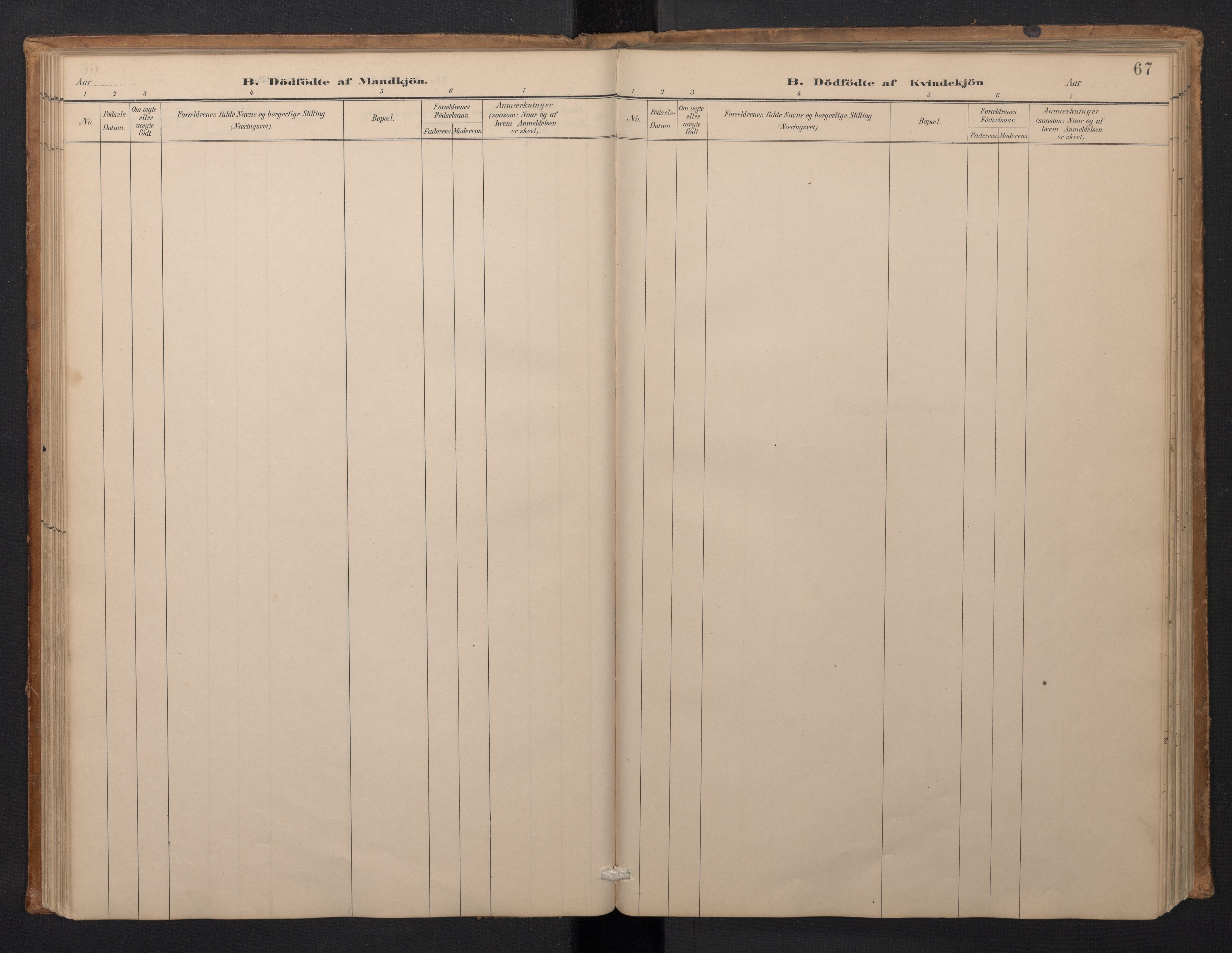 Stryn Sokneprestembete, AV/SAB-A-82501: Klokkerbok nr. A 2, 1883-1905, s. 66b-67a