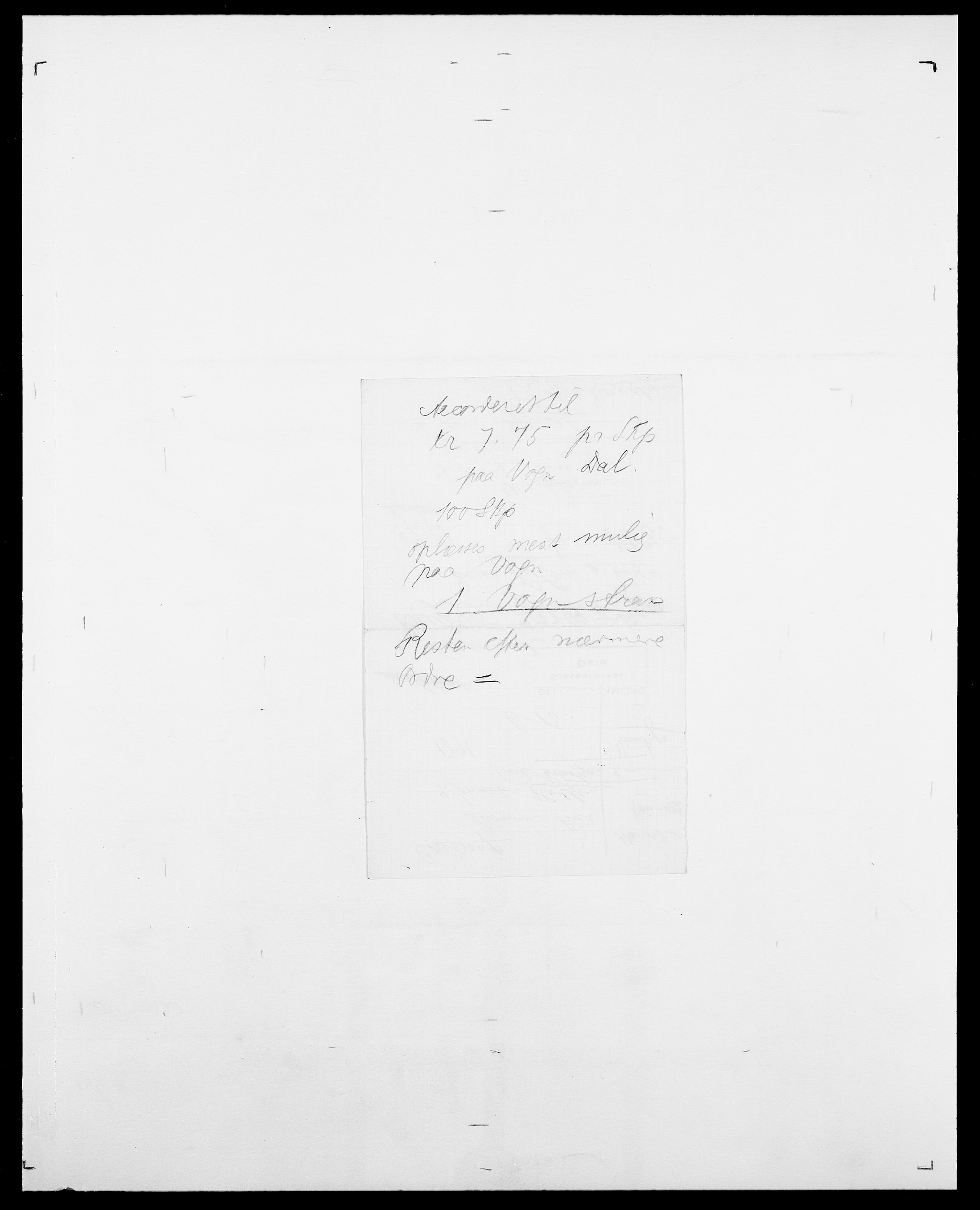 Delgobe, Charles Antoine - samling, SAO/PAO-0038/D/Da/L0008: Capjon - Dagenbolt, s. 498