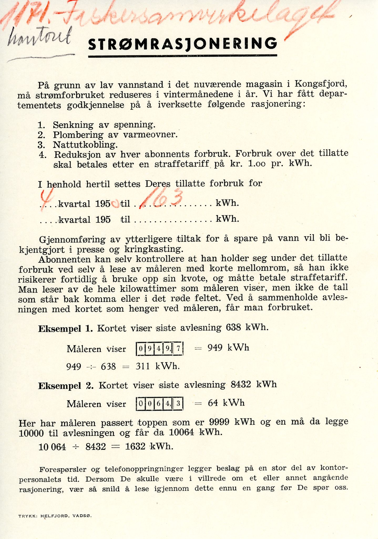 Vardø Fiskersamvirkelag, VAMU/A-0037/D/Da/L0008: Korrespondanse Tr-År, 1947-1950