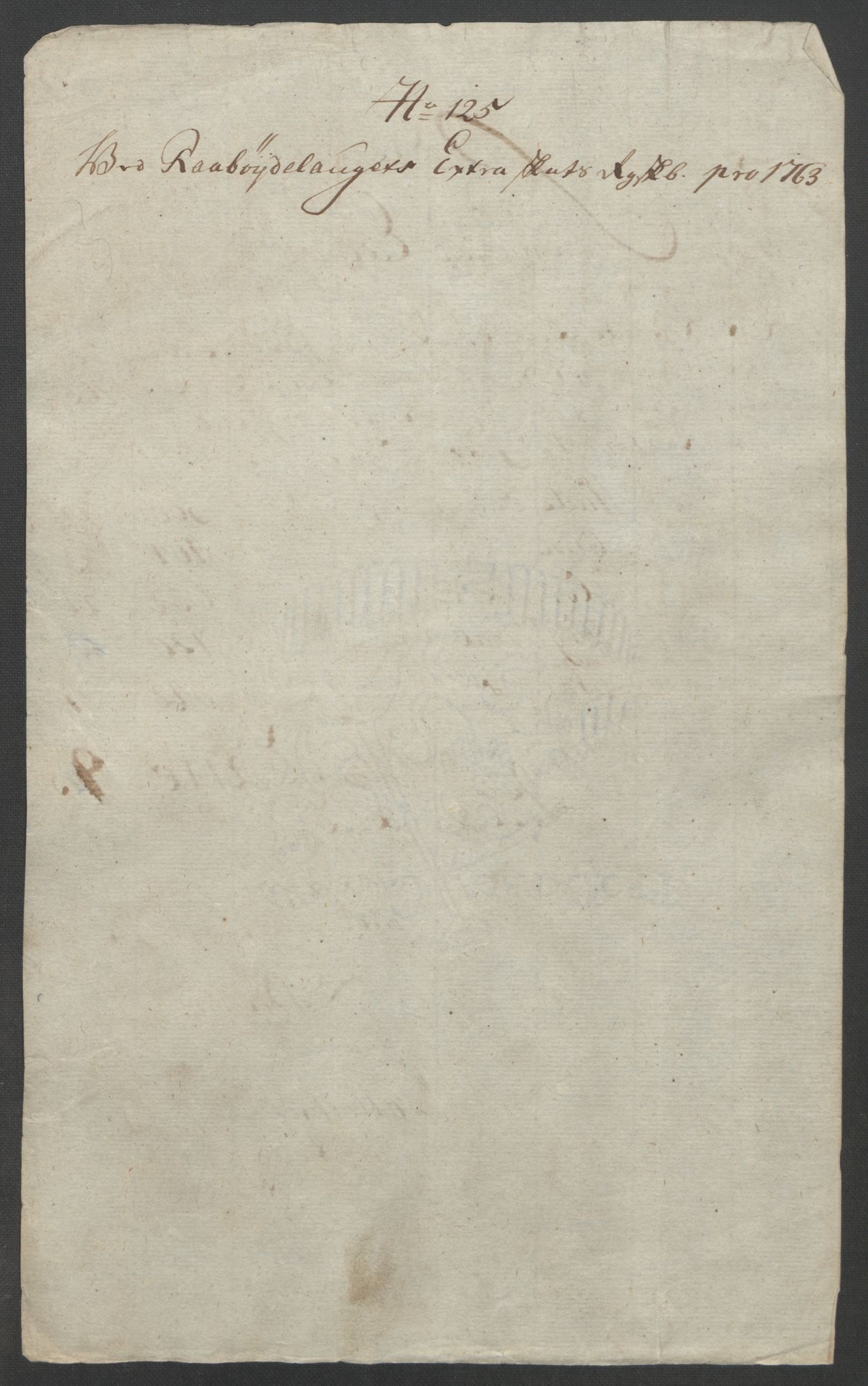 Rentekammeret inntil 1814, Reviderte regnskaper, Fogderegnskap, AV/RA-EA-4092/R40/L2517: Ekstraskatten Råbyggelag, 1762-1763, s. 567