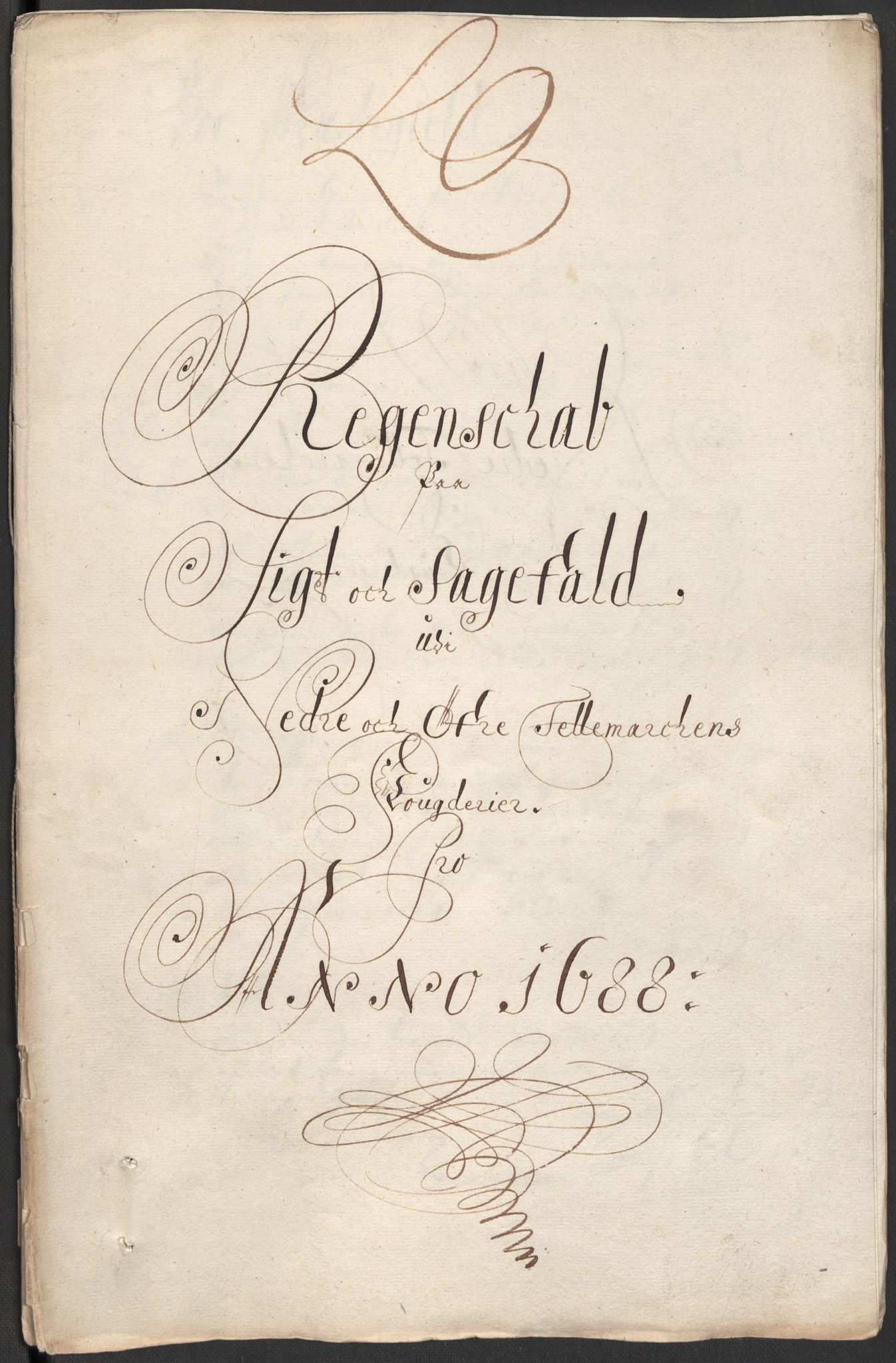 Rentekammeret inntil 1814, Reviderte regnskaper, Fogderegnskap, RA/EA-4092/R35/L2087: Fogderegnskap Øvre og Nedre Telemark, 1687-1689, s. 10