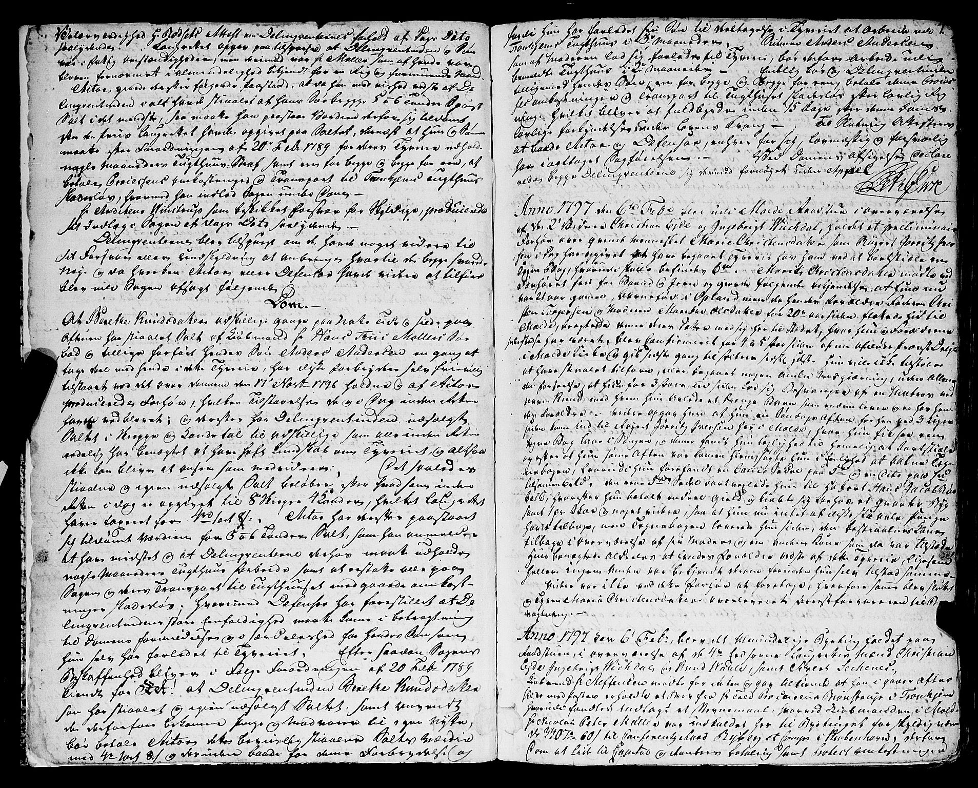 Molde byfogd, AV/SAT-A-0025/1/1A/L0002: Justisprotokoll, 1797-1831, s. 3b-4a