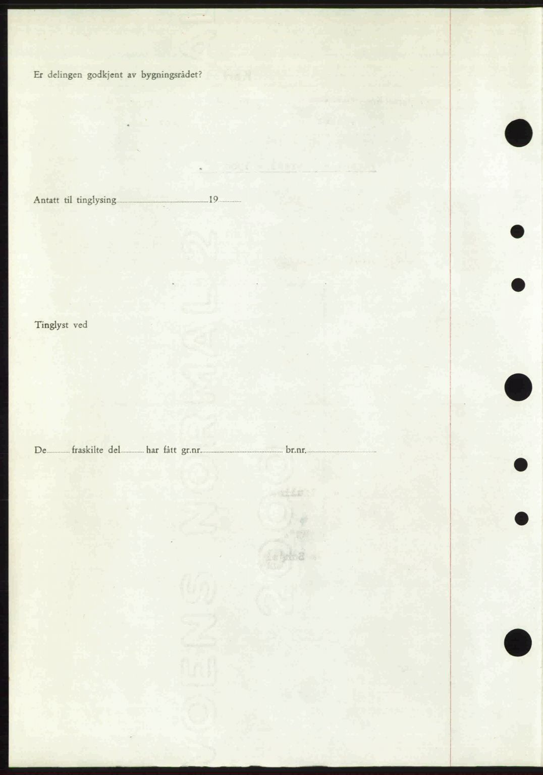 Nordre Sunnmøre sorenskriveri, AV/SAT-A-0006/1/2/2C/2Ca: Pantebok nr. A32, 1949-1949, Dagboknr: 1874/1949