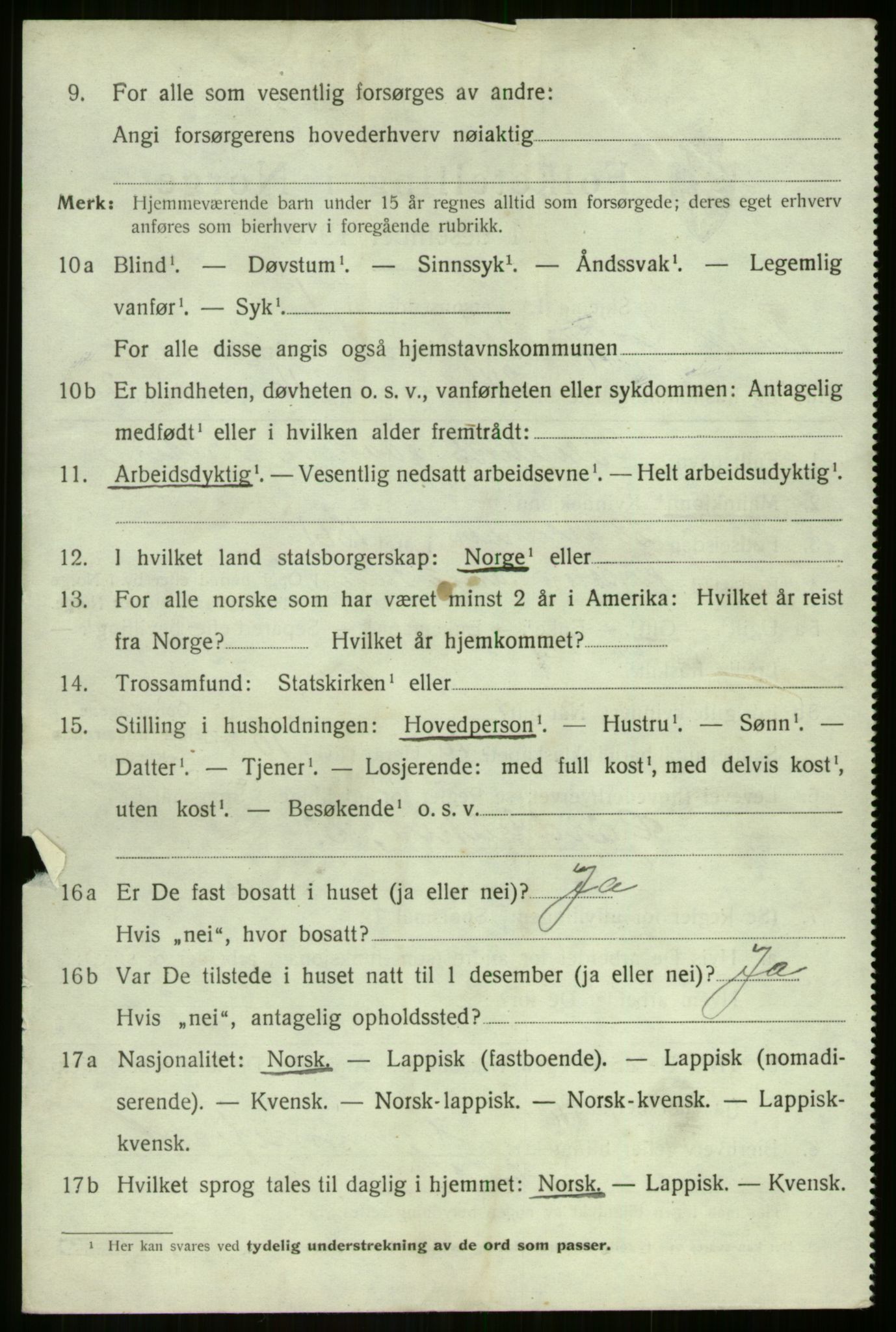 SATØ, Folketelling 1920 for 1929 Berg herred, 1920, s. 2715