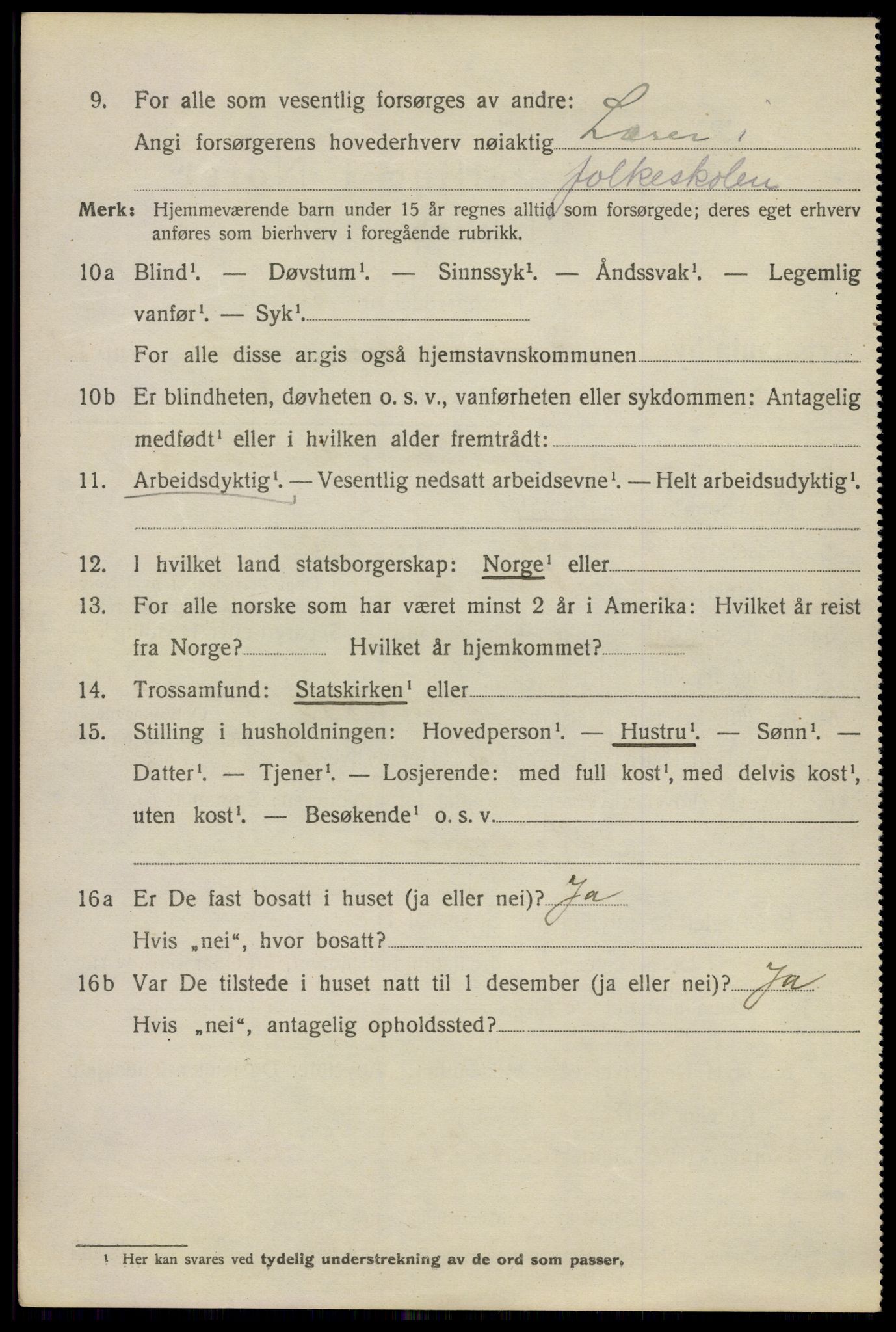 SAO, Folketelling 1920 for 0301 Kristiania kjøpstad, 1920, s. 296042