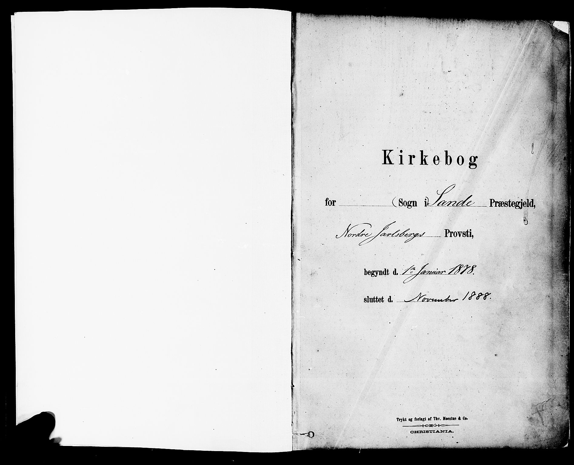 Sande Kirkebøker, AV/SAKO-A-53/F/Fa/L0006: Ministerialbok nr. 6, 1878-1888