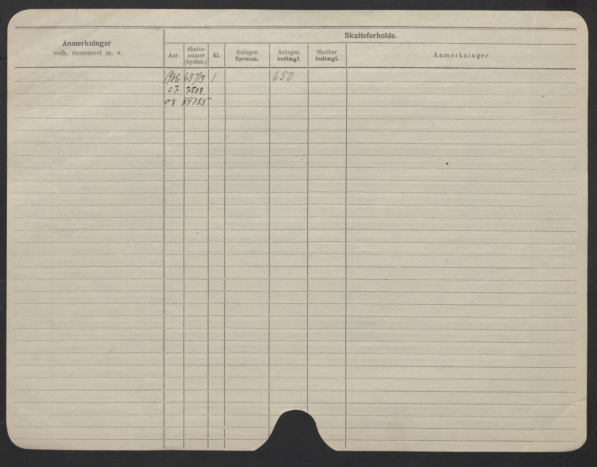 Oslo folkeregister, Registerkort, AV/SAO-A-11715/F/Fa/Fac/L0023: Kvinner, 1906-1914, s. 28b