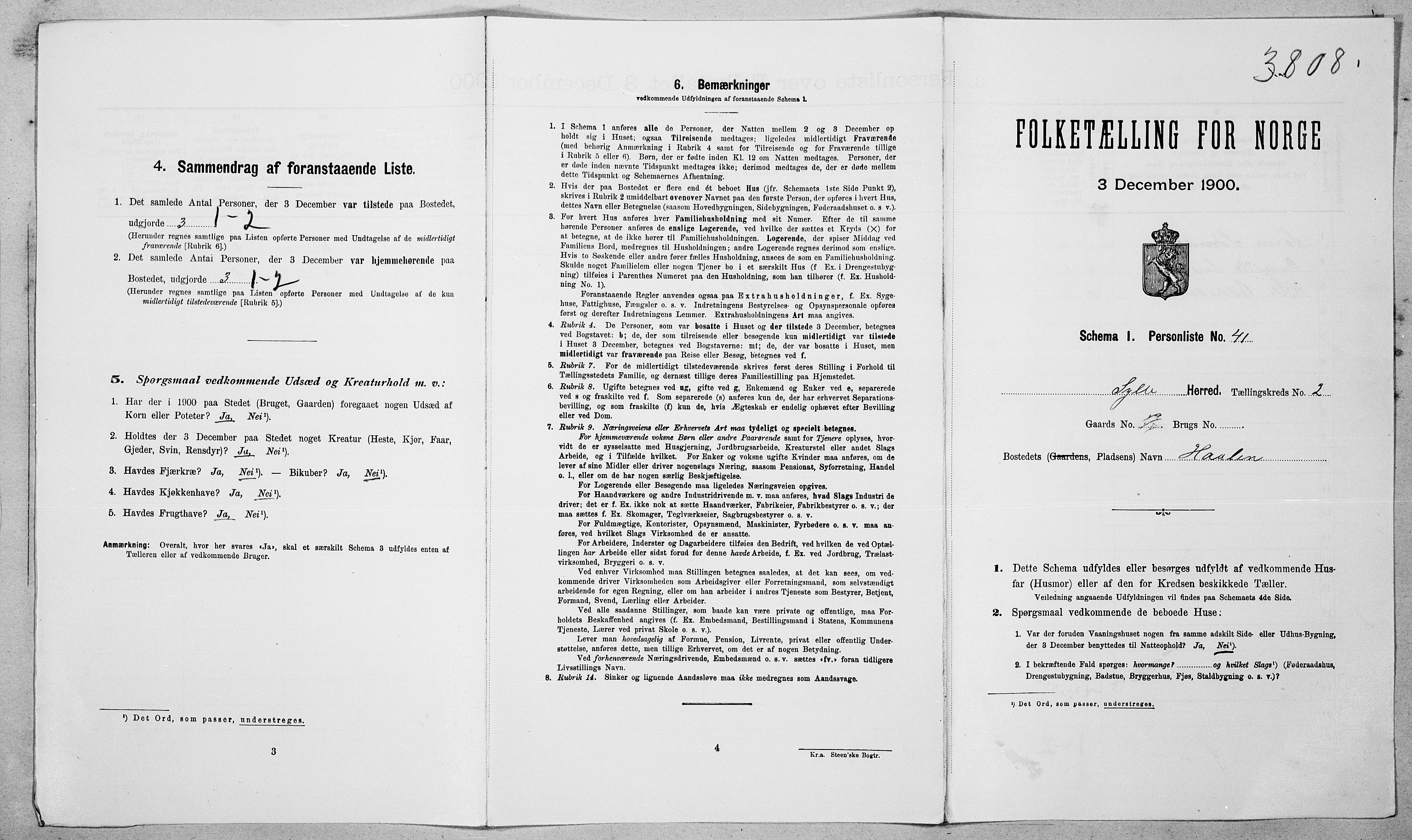 SAT, Folketelling 1900 for 1536 Sylte herred, 1900, s. 222