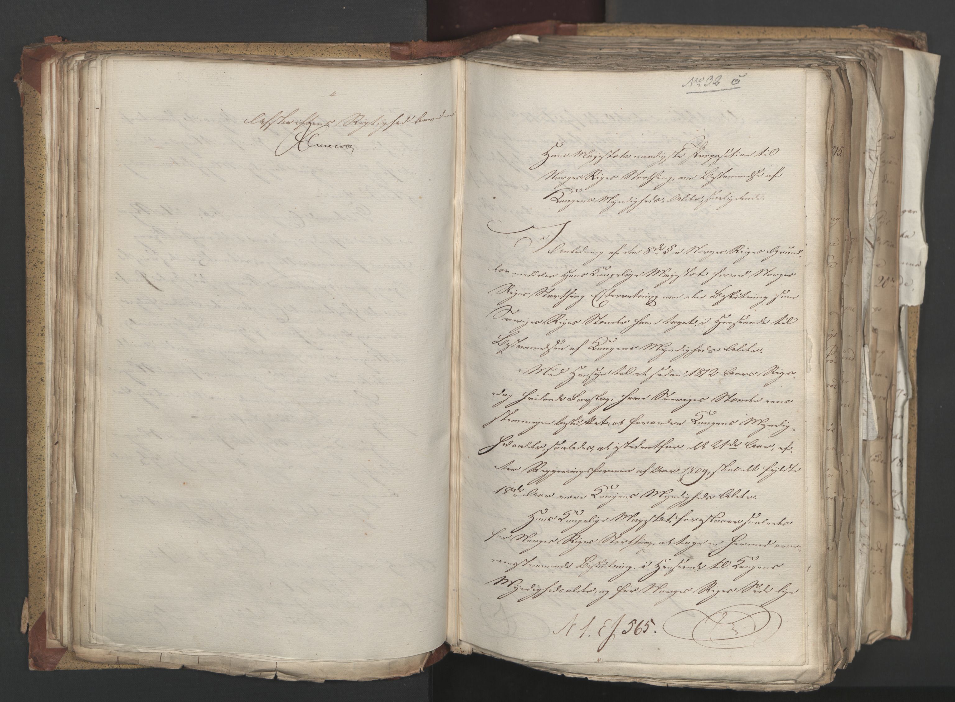 Statsrådsavdelingen i Stockholm, AV/RA-S-1003/D/Da/L0003: Regjeringsinnstillinger nr. 519-787, 1815, s. 104