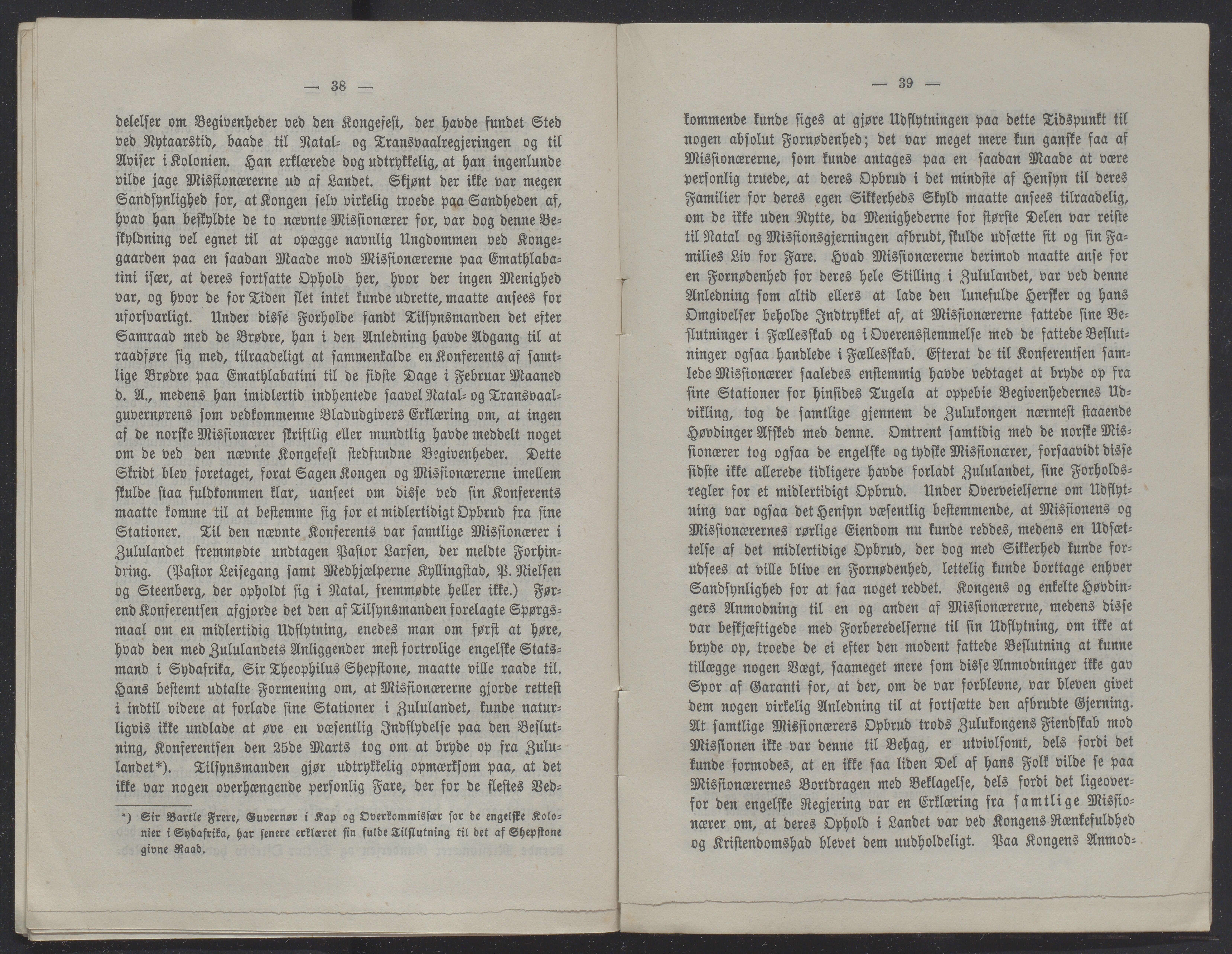 Det Norske Misjonsselskap - hovedadministrasjonen, VID/MA-A-1045/D/Db/Dba/L0338/0006: Beretninger, Bøker, Skrifter o.l   / Årsberetninger 36. , 1878, s. 38-39