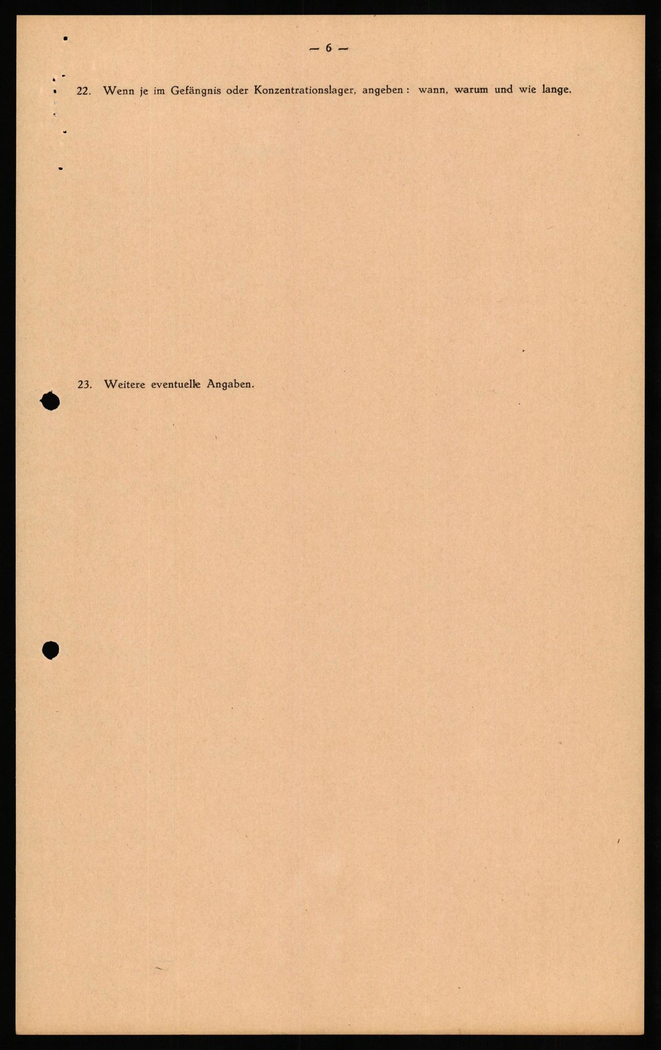 Forsvaret, Forsvarets overkommando II, RA/RAFA-3915/D/Db/L0029: CI Questionaires. Tyske okkupasjonsstyrker i Norge. Tyskere., 1945-1946, s. 146