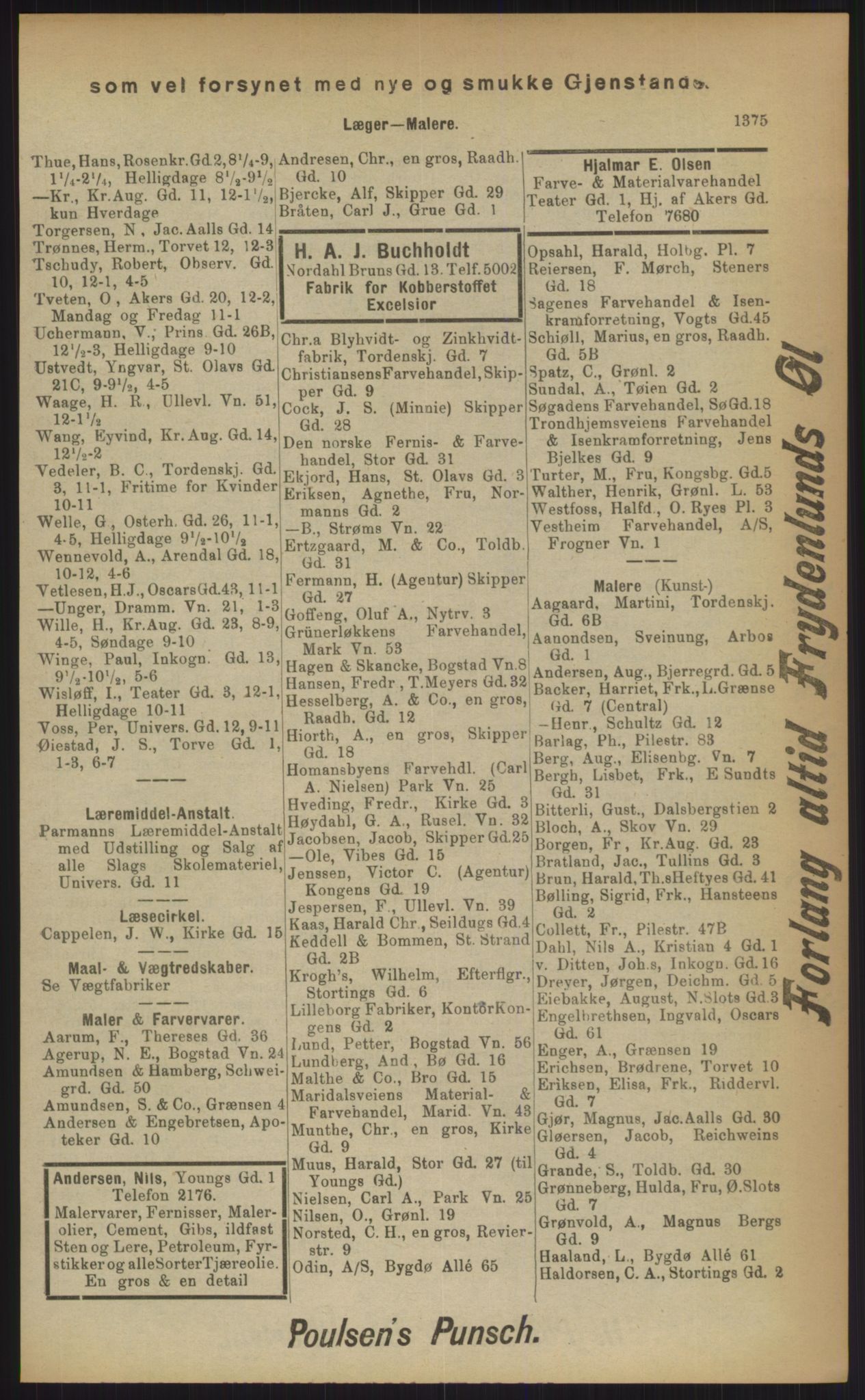 Kristiania/Oslo adressebok, PUBL/-, 1903, s. 1375