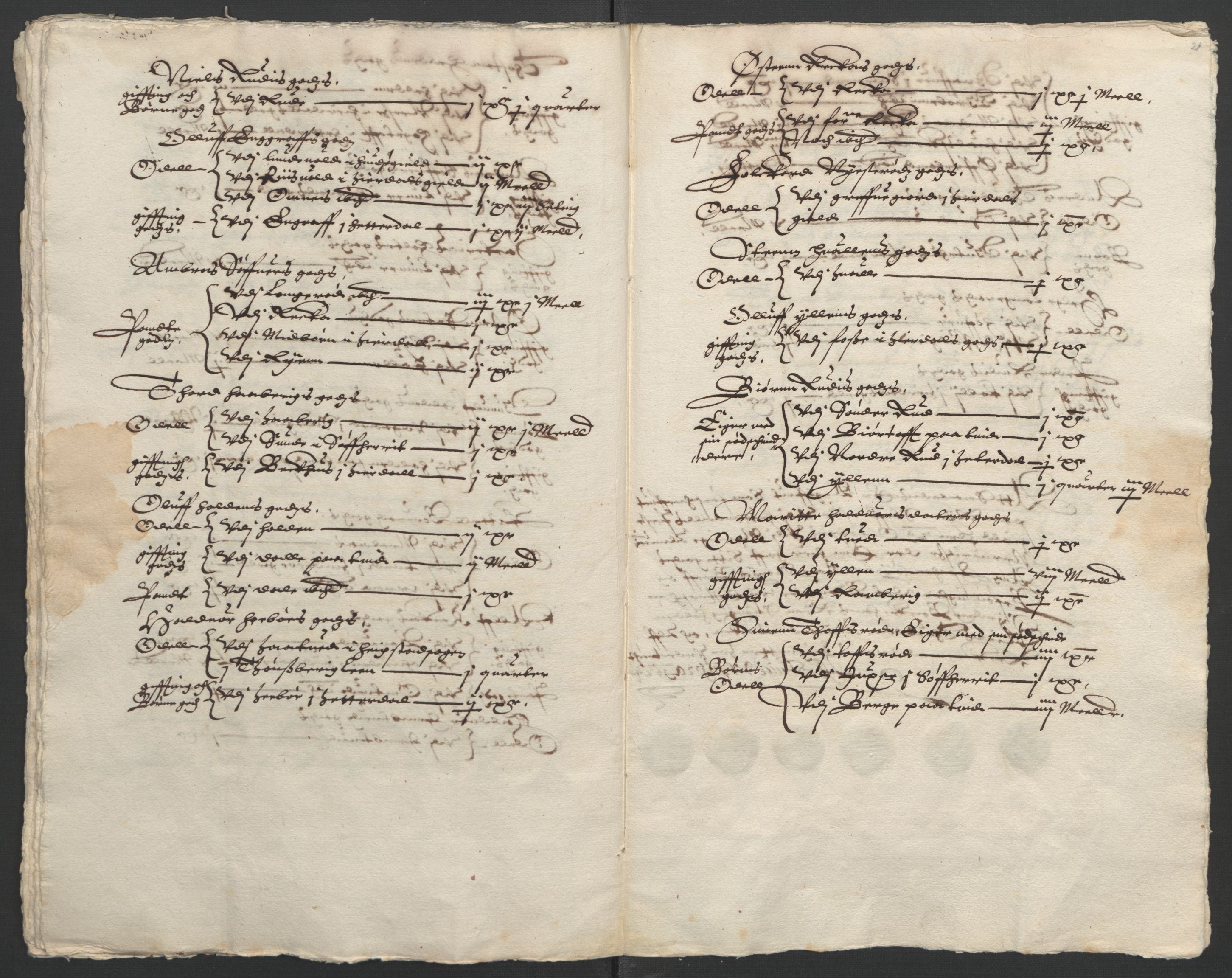 Stattholderembetet 1572-1771, RA/EA-2870/Ek/L0009/0002: Jordebøker til utlikning av rosstjeneste 1624-1626: / Odelsjordebøker for Bratsberg len, 1624, s. 48