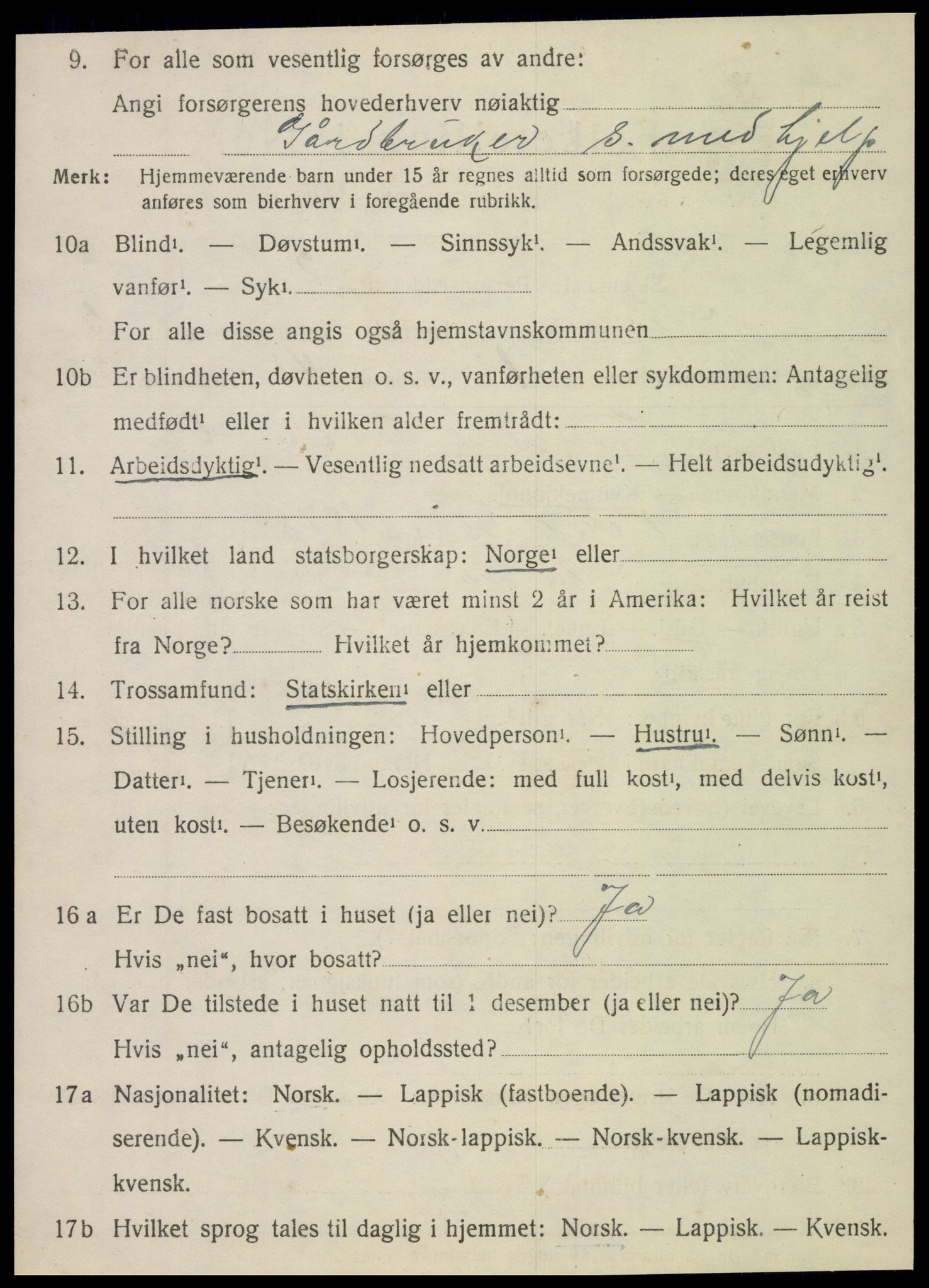 SAT, Folketelling 1920 for 1828 Nesna herred, 1920, s. 4024