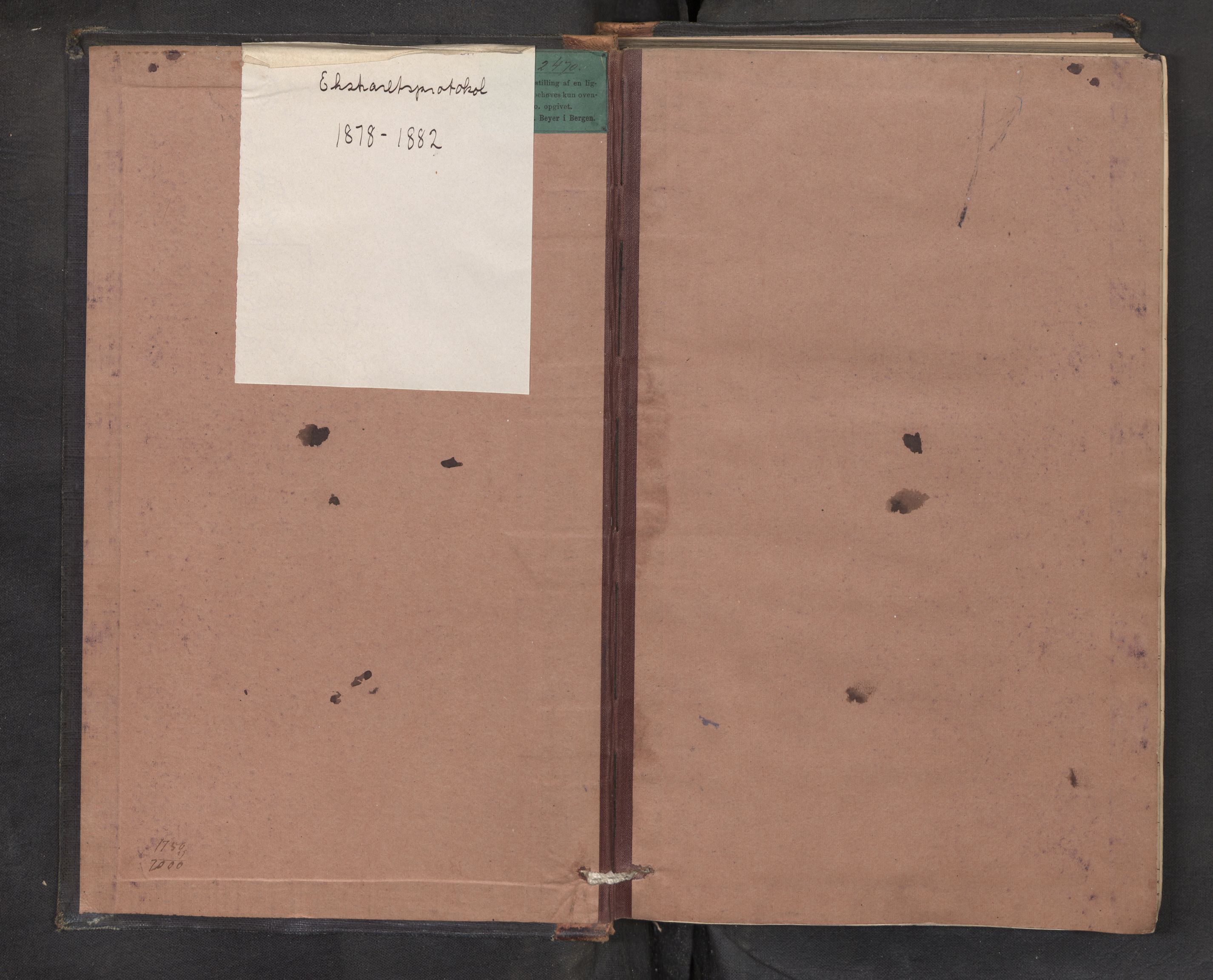 Sunnhordland sorenskrivar, SAB/A-2401/1/F/Fb/Fba/L0011: Ekstrarettsprotokoll, 1878-1882